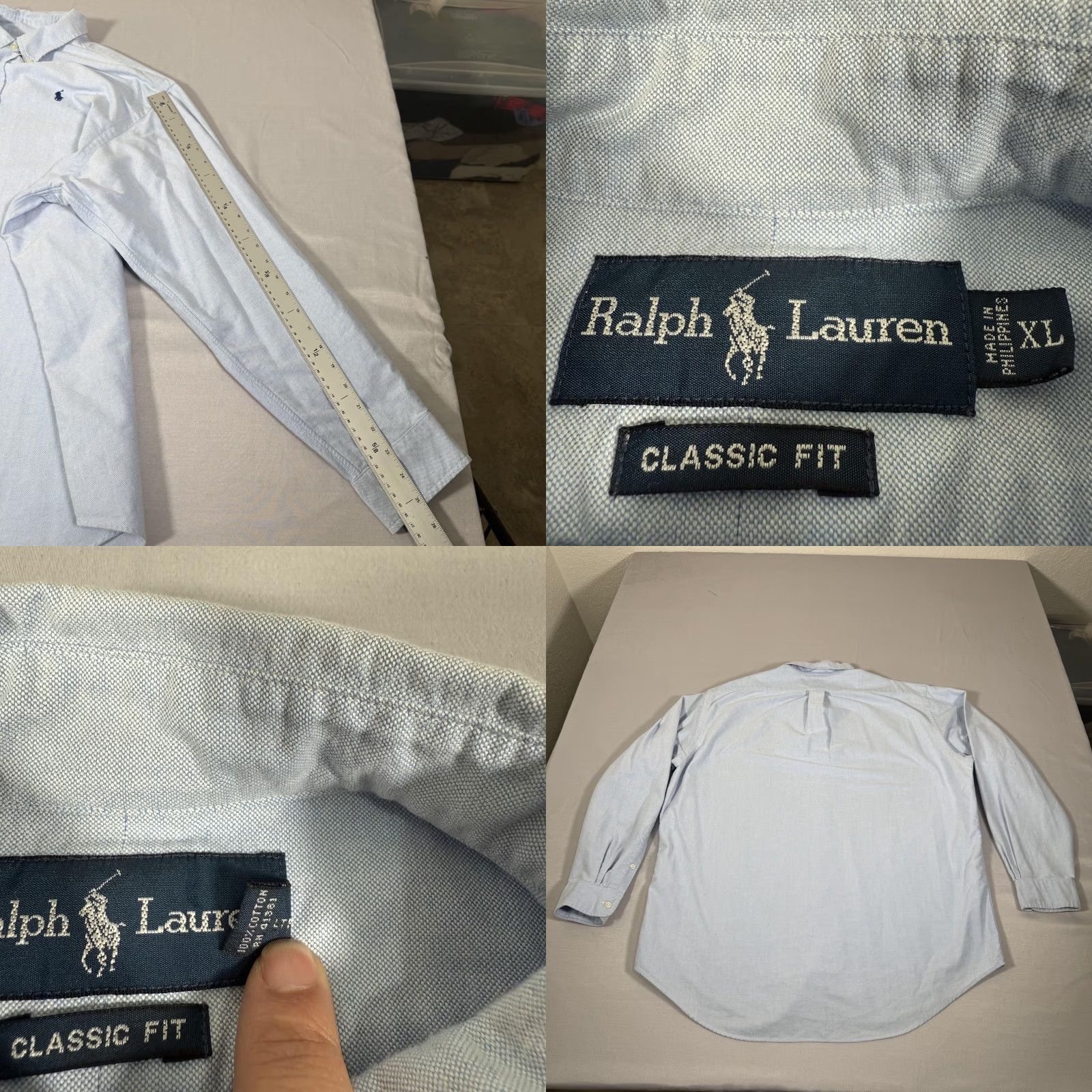 Polo Ralph Lauren Polo Ralph Lauren Shirt Mens XL Blue Chambray Button Up Long Sleeve Pony Preppy Size US XL / EU 56 / 4 - 9 Thumbnail