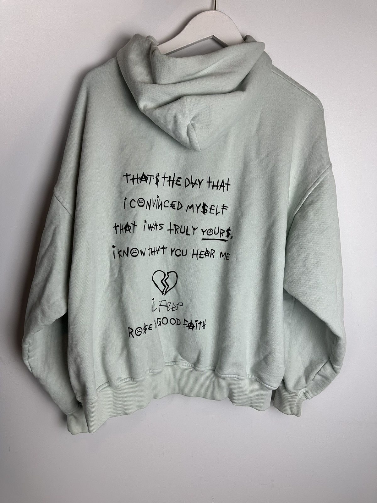 Lil Peep selling x Rose In Good Faith Pullover Hoodie