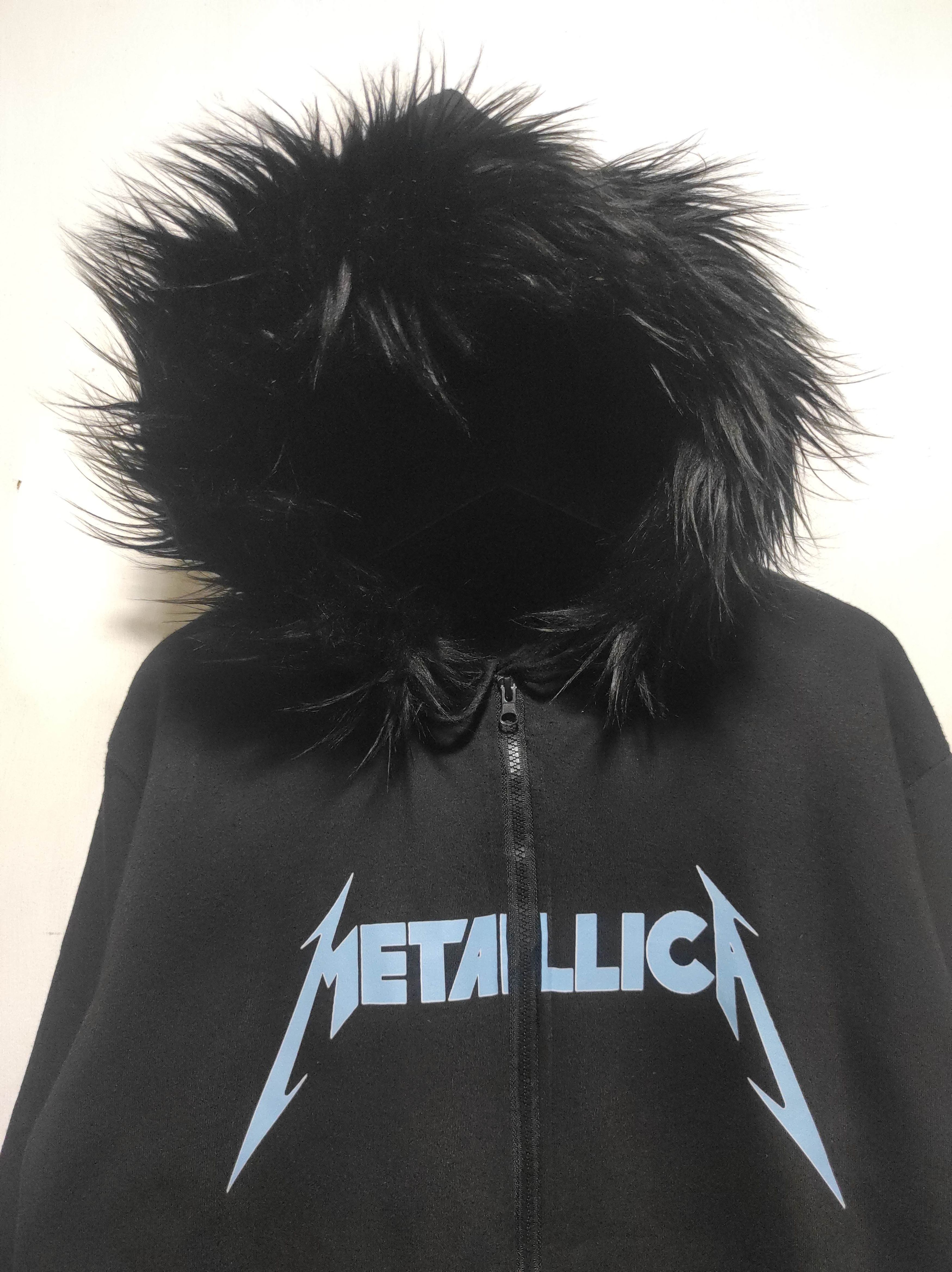 Hysteric Glamour Custom Metallica Zipper Fur Hoodie Size US L / EU 52-54 / 3 - 4 Thumbnail