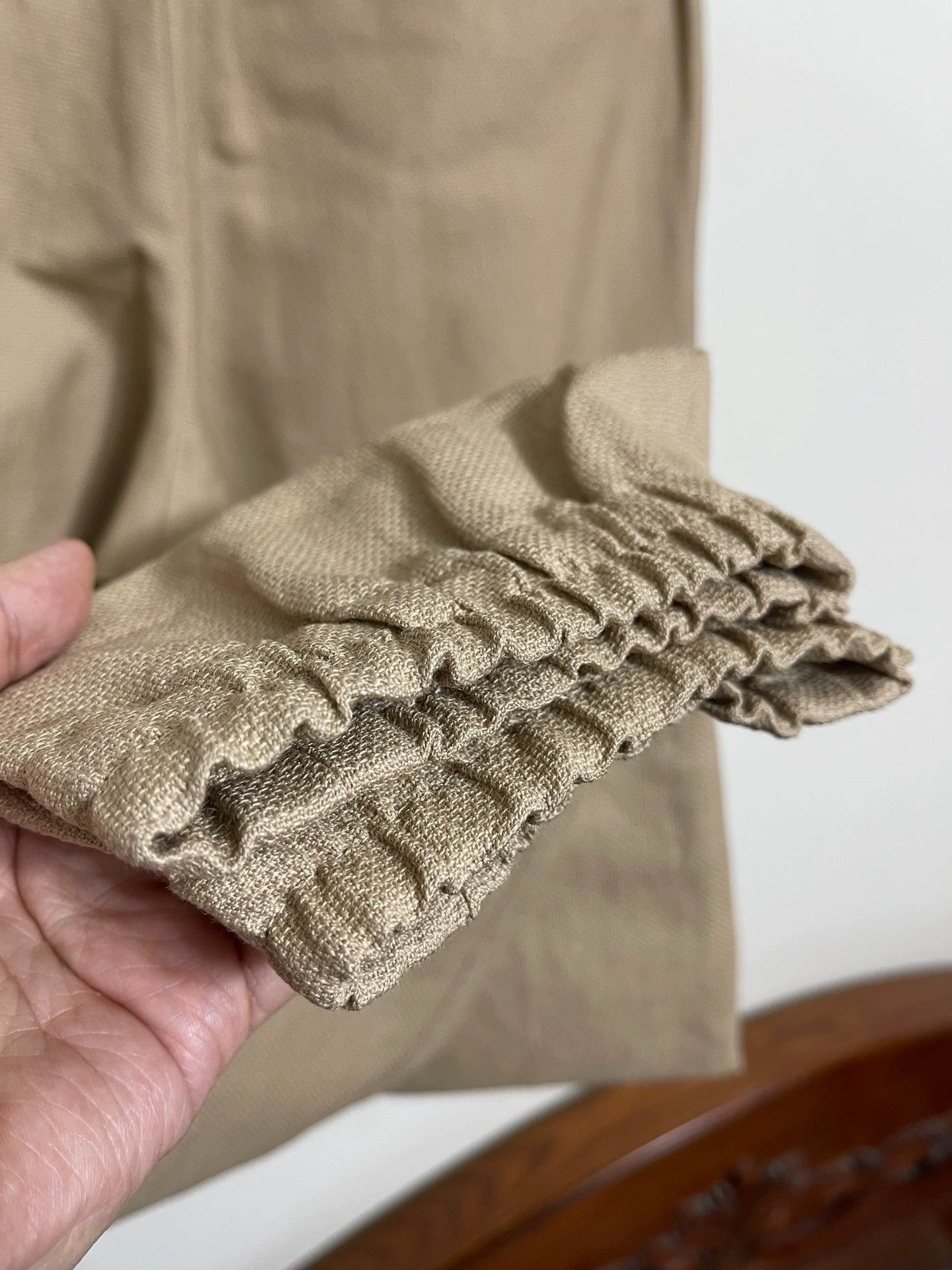 Burberry Burberry Slim Wool-Linen Trousers 44 Size US 28 / EU 44 - 5 Thumbnail