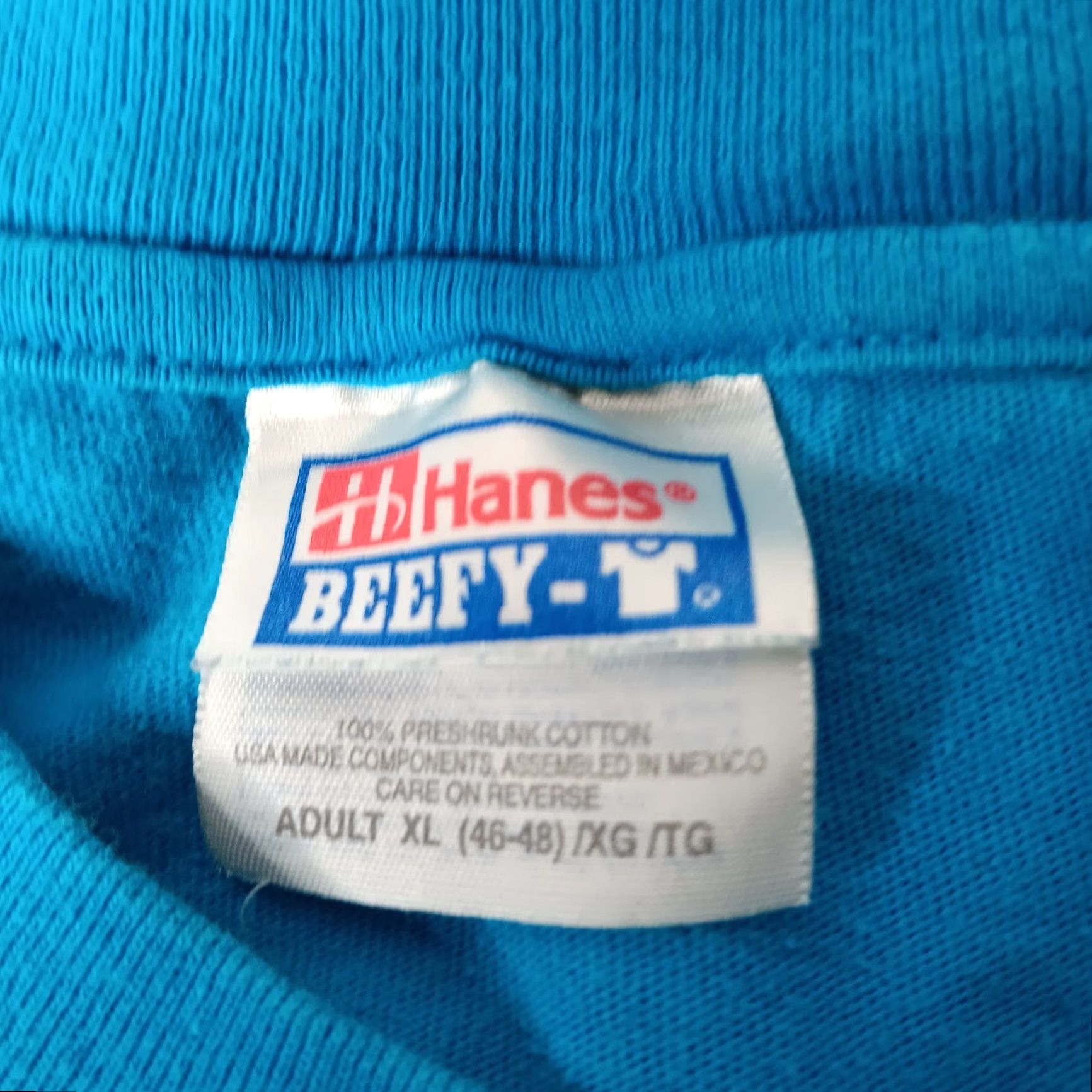 Hanes VINTAGE Hanes 2001 Tour de Chesapeake Shirt XL Blue Bicycle Cycling T-Shirt Men Size US XL / EU 56 / 4 - 4 Thumbnail