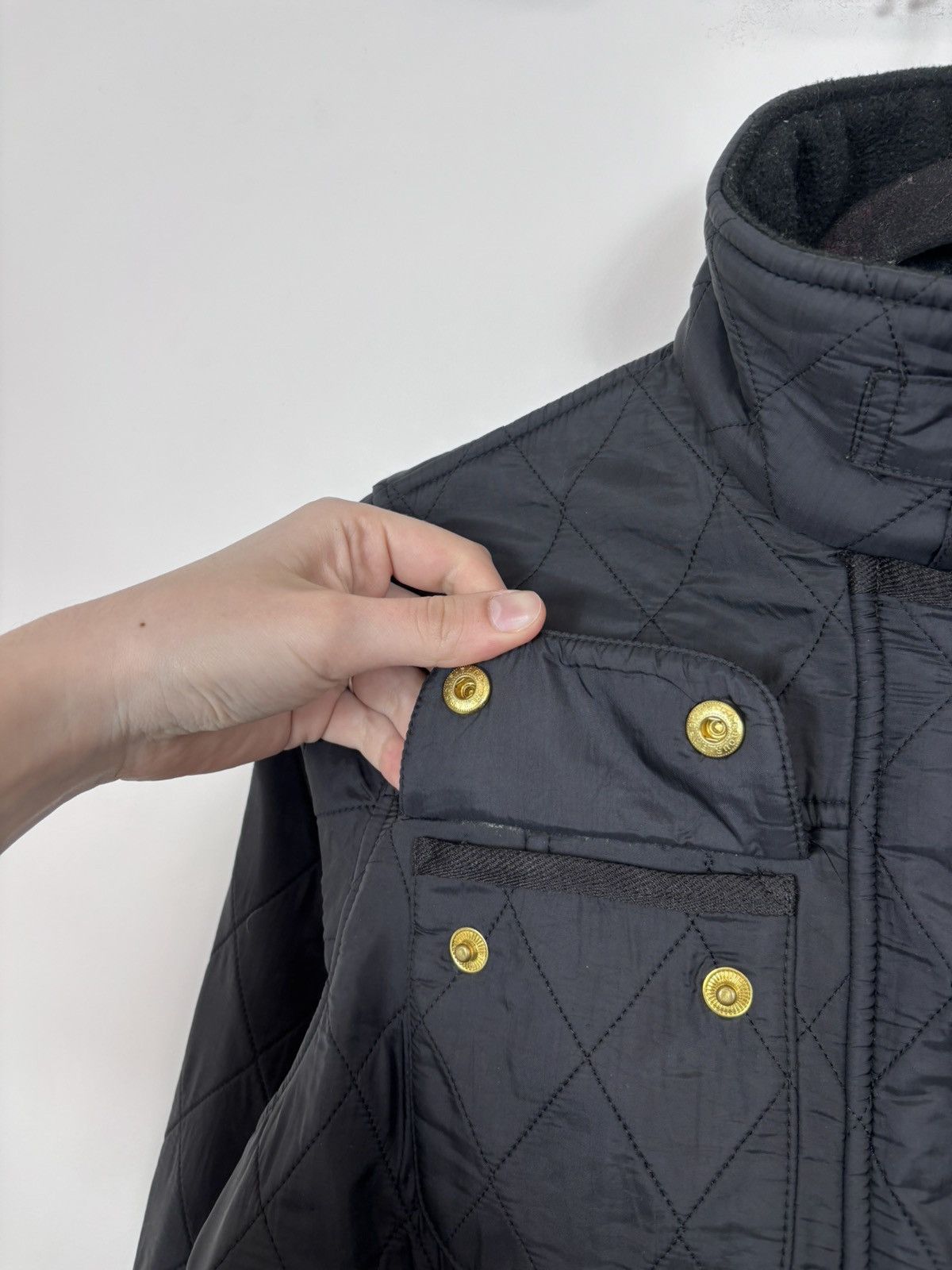 Barbour Barbour International Women’s Polarquilt Jacket Quilted Coat Size M / US 6-8 / IT 42-44 - 6 Thumbnail