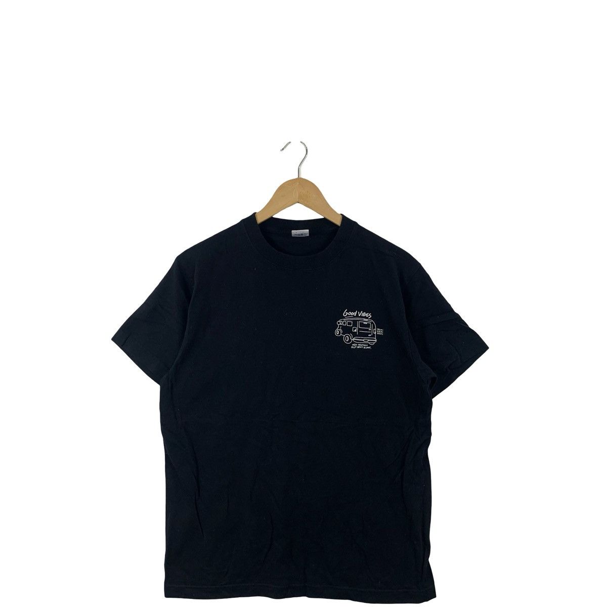 Other GOOD VIBES VAN Graphic T-Shirt Minimal Chest Print Casual Size US M / EU 48-50 / 2 - 5 Thumbnail