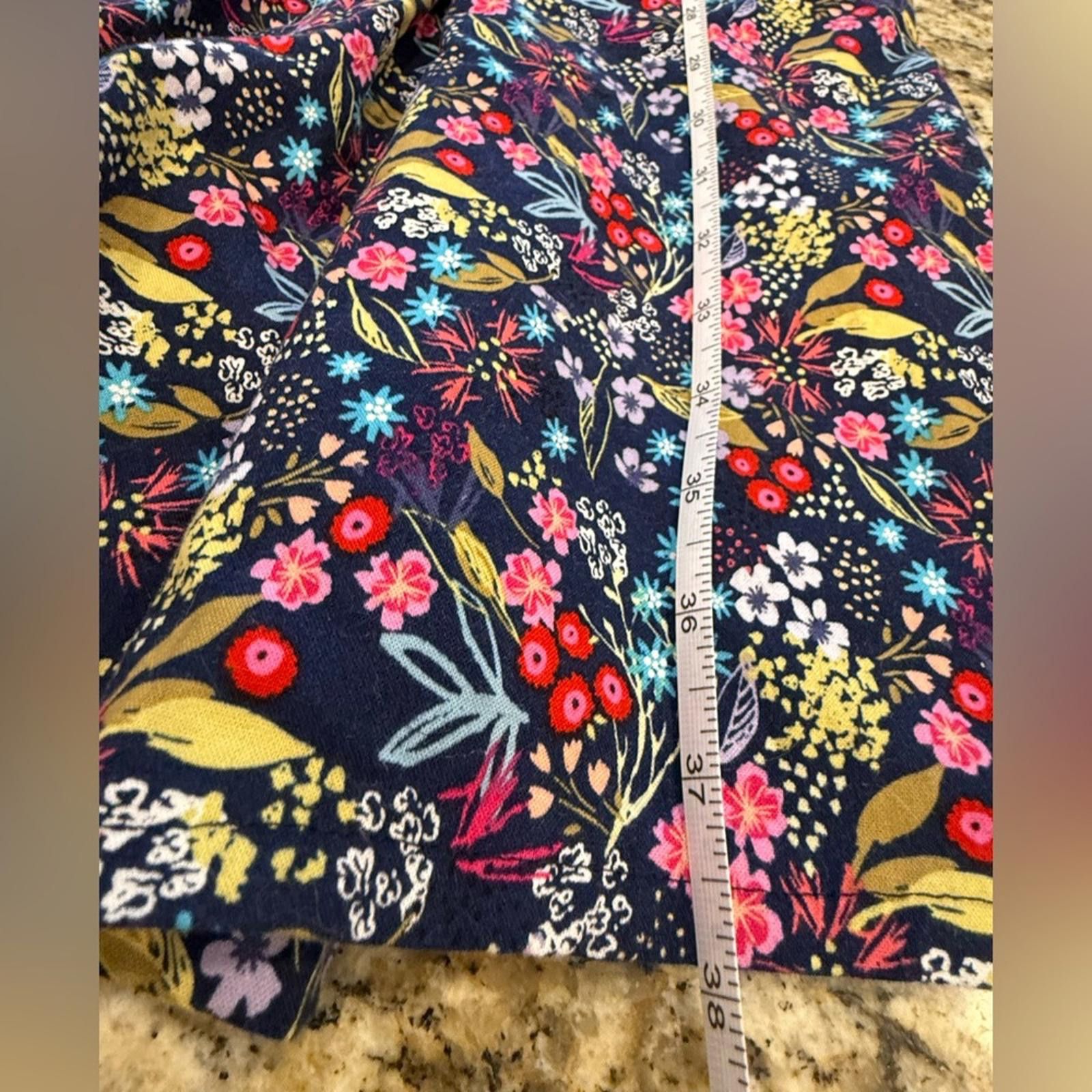 Other Handmade floral fit flare pleated midi dress pockets SZ 8 Size M / US 6-8 / IT 42-44 - 9 Thumbnail