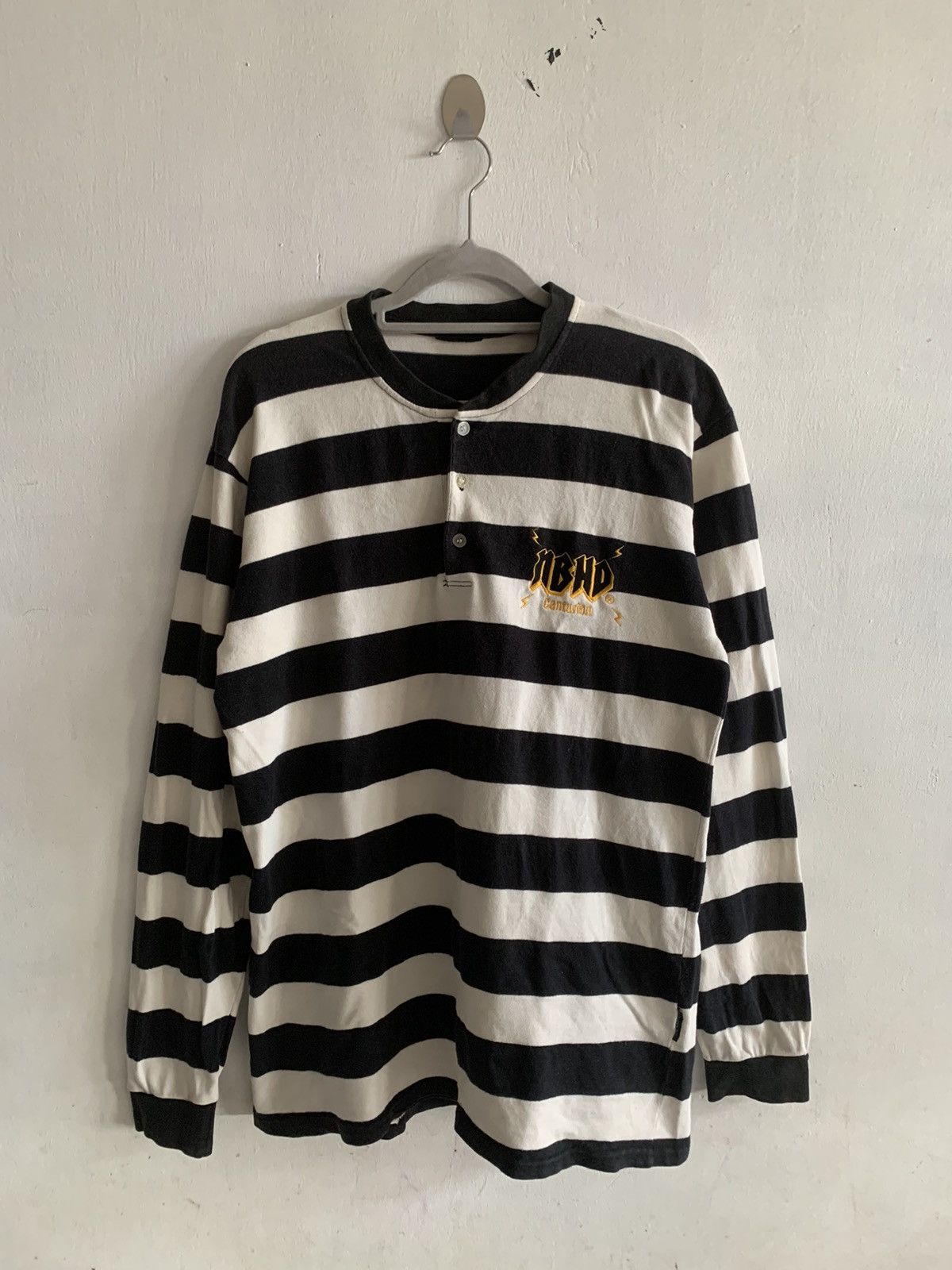 Japanese Brand × Neighborhood Neighborhood Stripe Tee Embroidered Logo Size US M / EU 48-50 / 2 - 1 Thumbnail