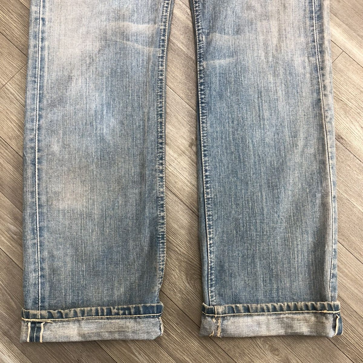 Sugar Cane 🇯🇵90s Vintage Sugar Cane Selvedge Faded Jeans Japanese Brand Size US 30 / EU 46 - 15 Thumbnail