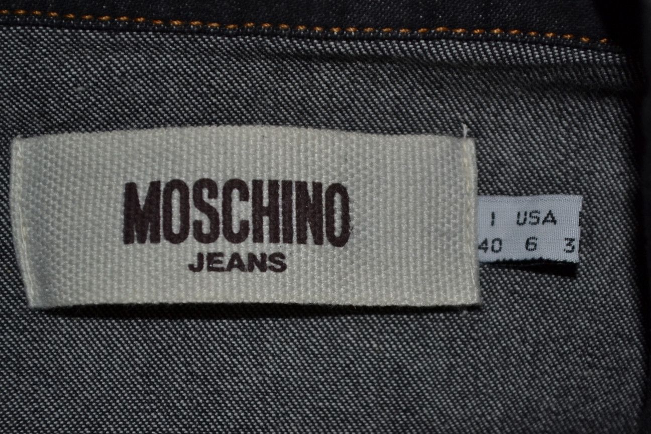 Moschino × Vintage Vintage Moschino Denim Jacket Size M / US 6-8 / IT 42-44 - 5 Thumbnail