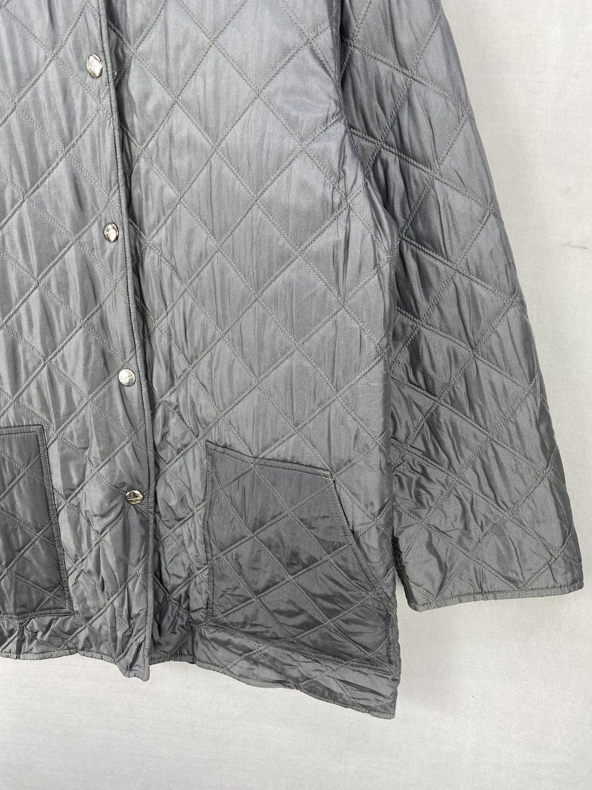 Salvatore Ferragamo Salvatore Ferragamo Quilted Nylon Snap Button Jacket Size US S / EU 44-46 / 1 - 3 Thumbnail