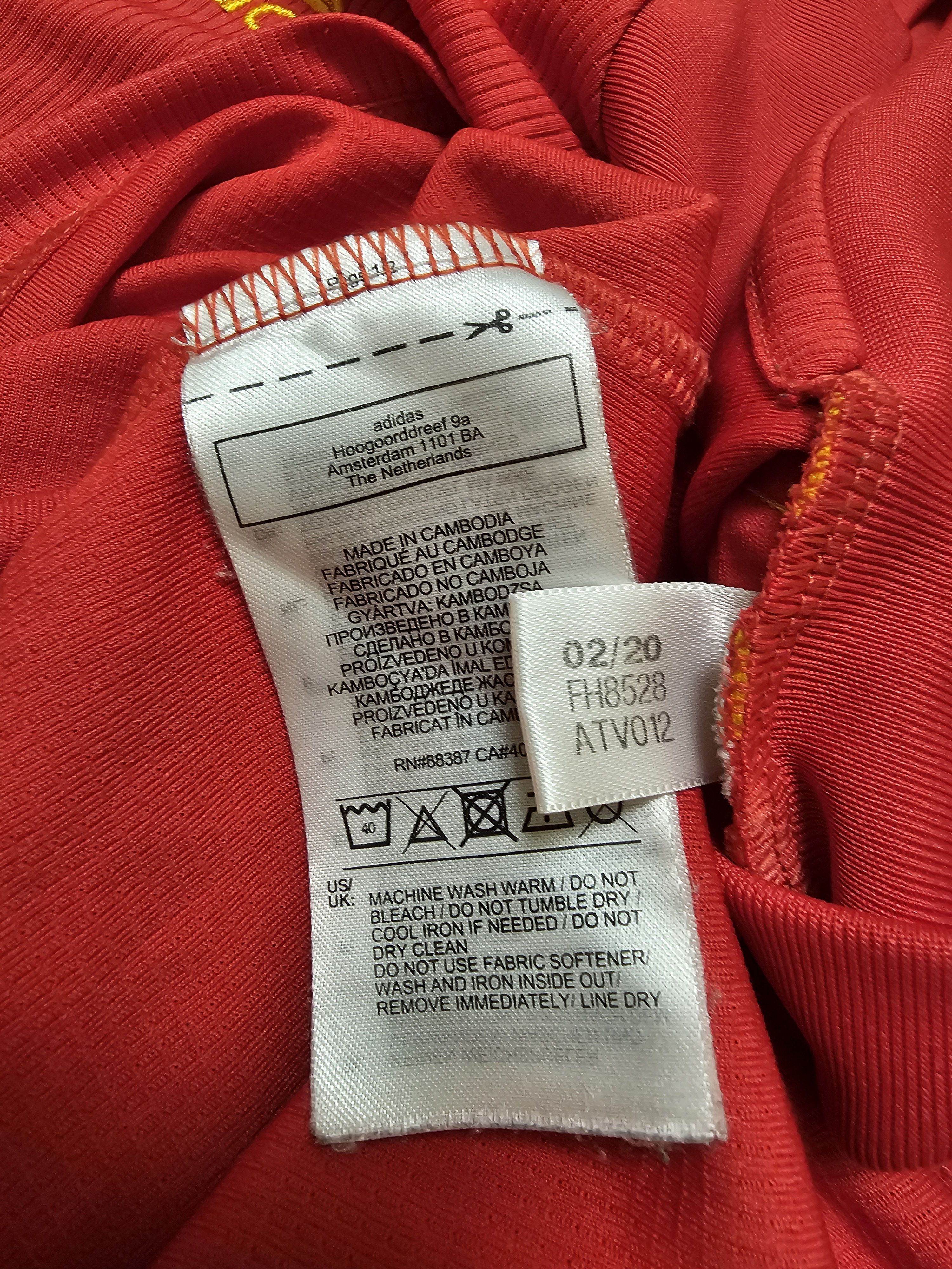 Adidas WALES 2020 2022 HOME FOOTBALL SHIRT SOCCER JERSEY Size US M / EU 48-50 / 2 - 10 Thumbnail