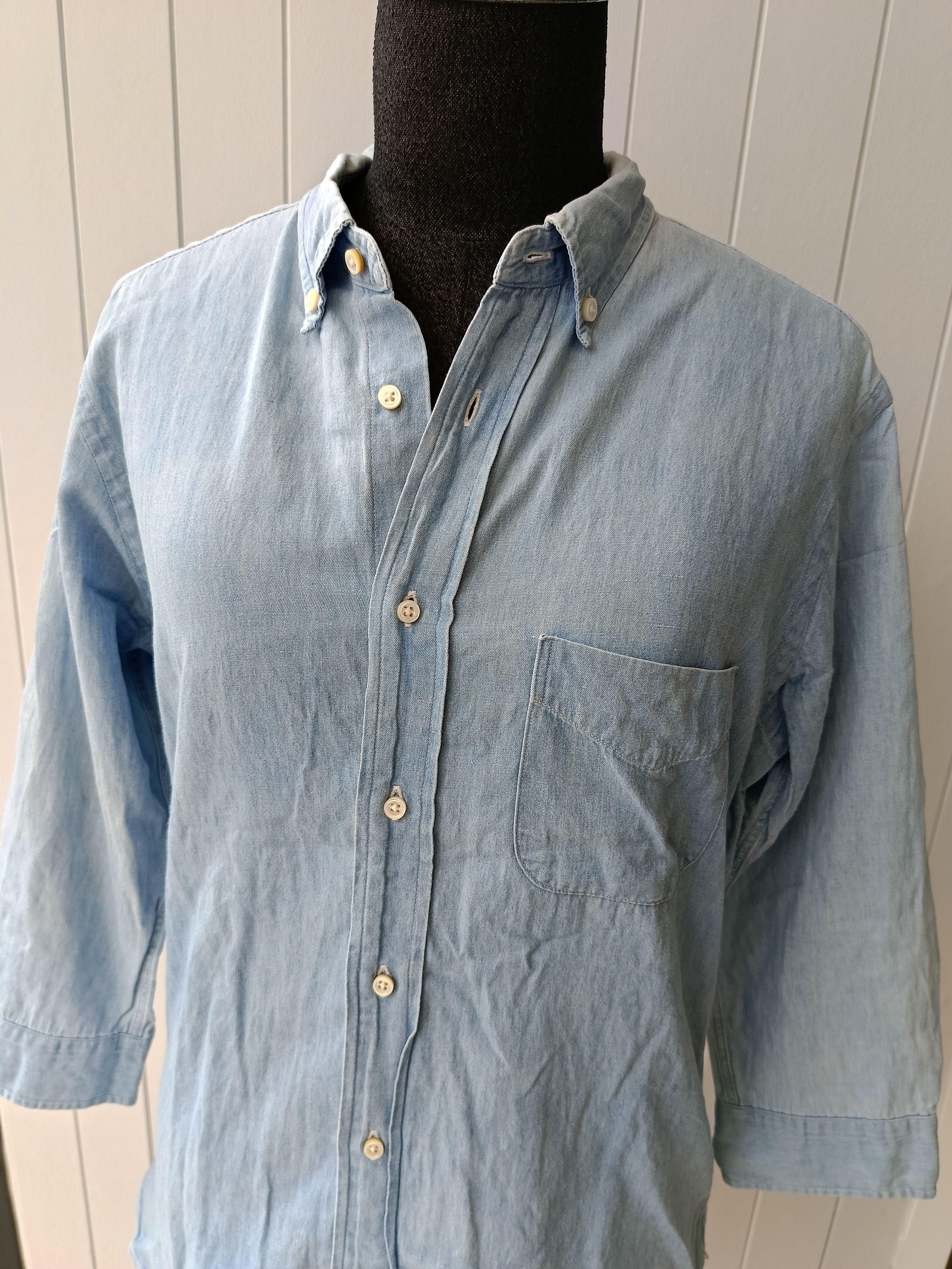 BEAUTY&YOUTH × United Arrows UNITED ARROWS Beauty Youth denim chambray faded shirt Size US M / EU 48-50 / 2 - 8 Thumbnail