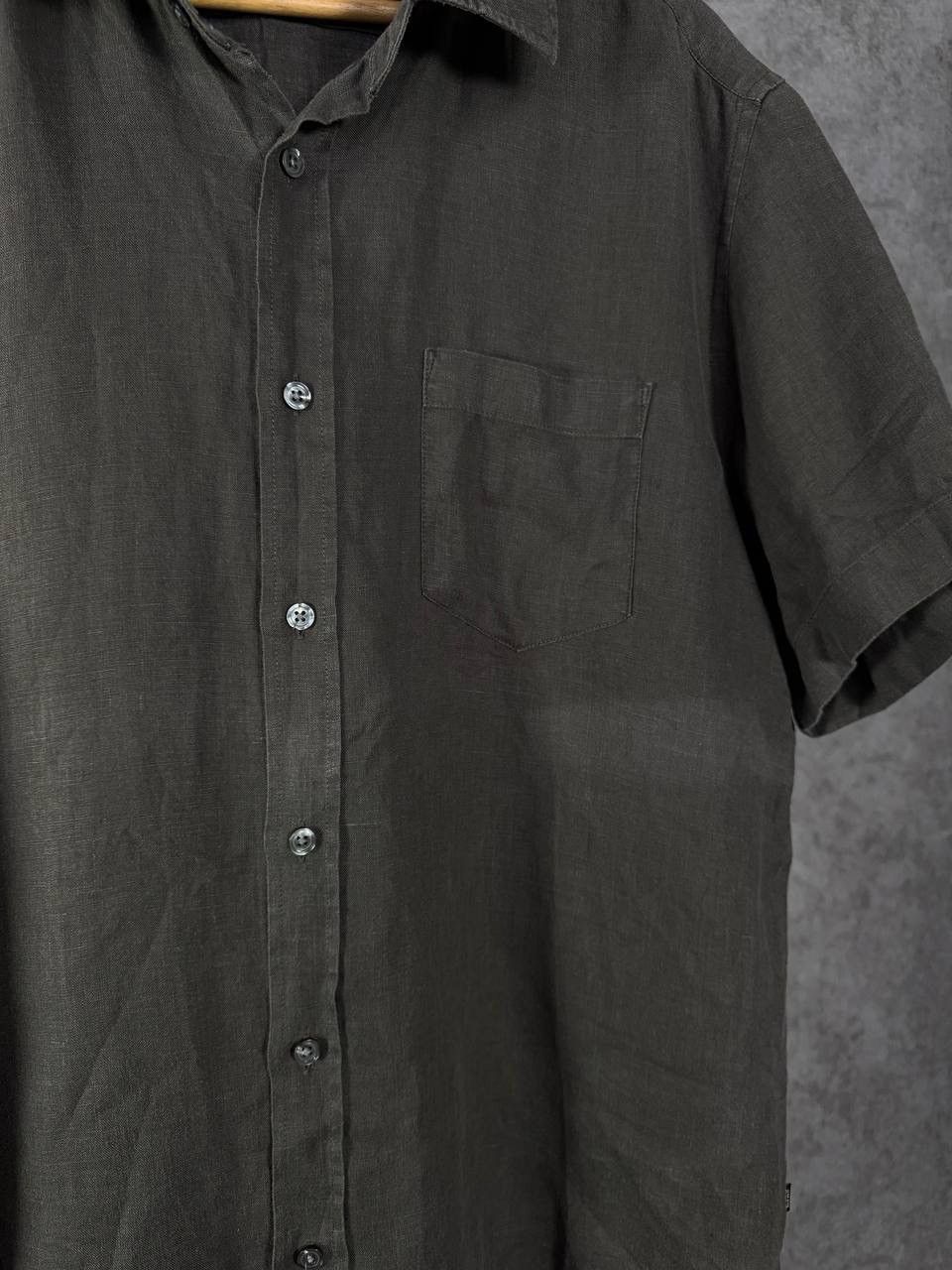 Hugo Boss Hugo Boss designer linen shirt Size US XL / EU 56 / 4 - 9 Thumbnail