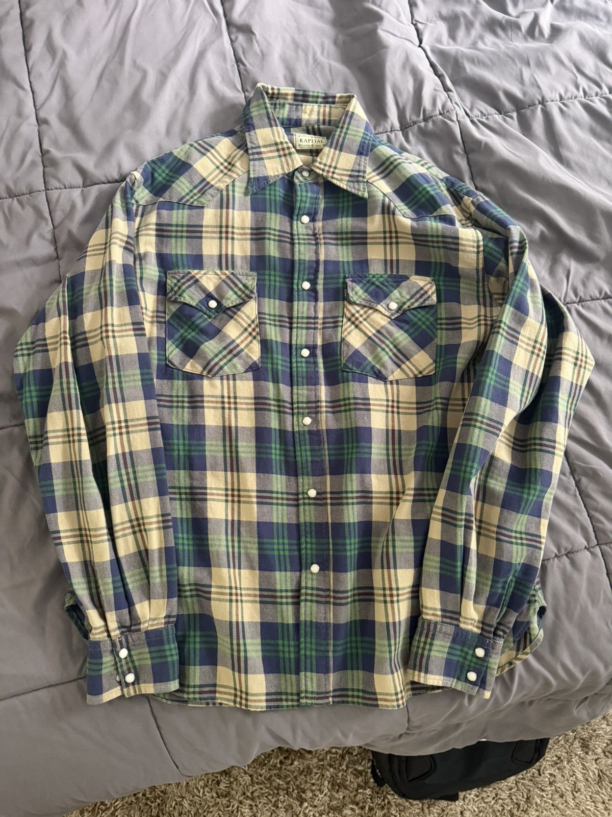 Kapital Kapital Western Snap Button Flannel Size US XL / EU 56 / 4 - 4 Thumbnail