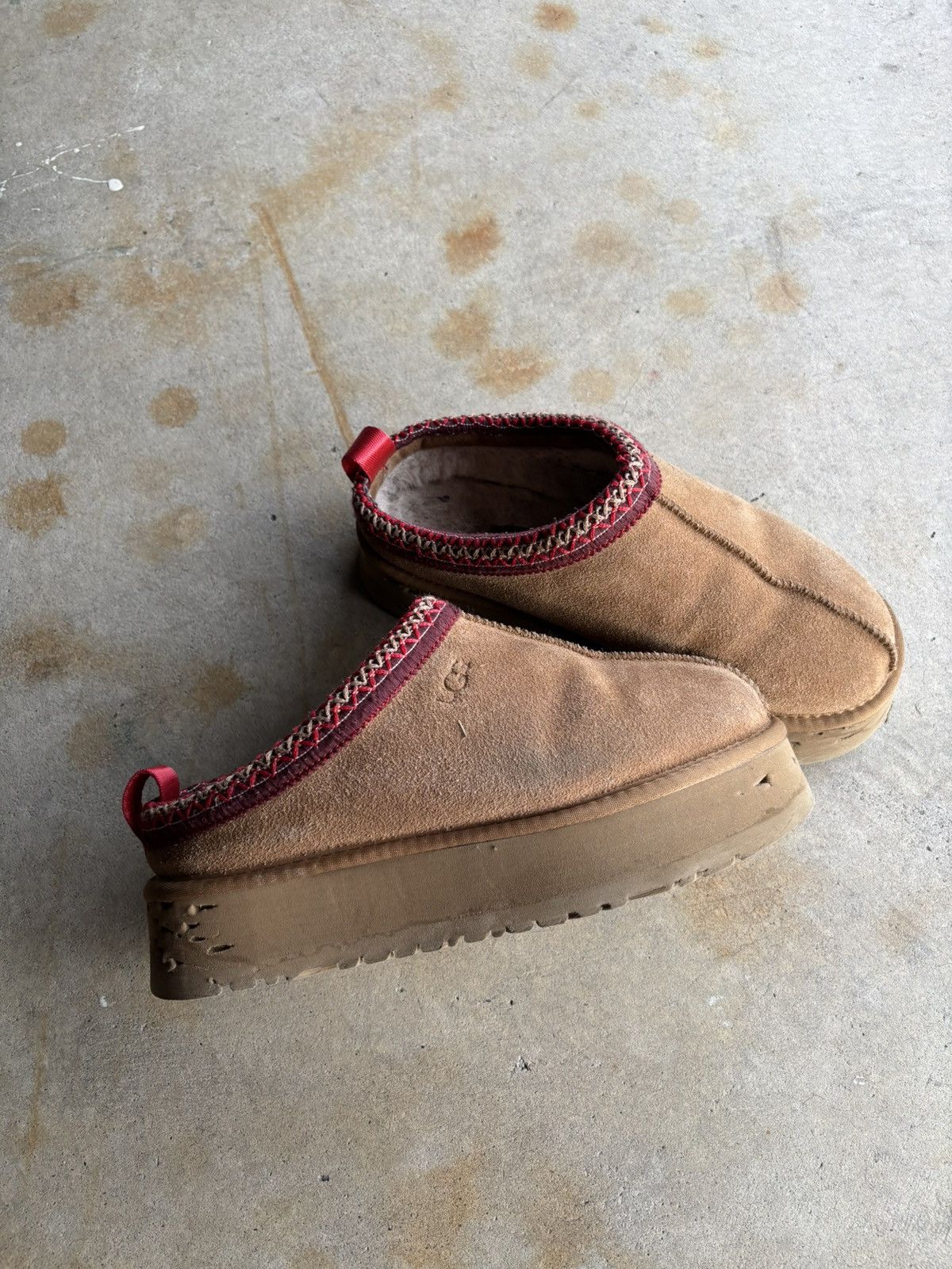 Ugg Ugg Classic Tasman Boho Slip On Fur Lined Trendy Slipper Size US 9 / IT 39 - 2 Thumbnail