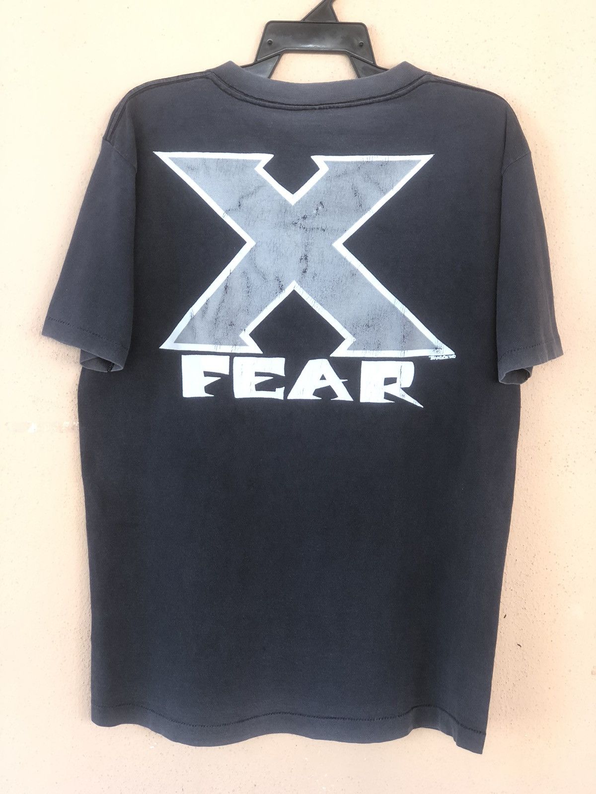 No Fear × Vintage Vintage 90s NO FEAR X Fear Streetwear Tee Size US L / EU 52-54 / 3 - 1 Thumbnail