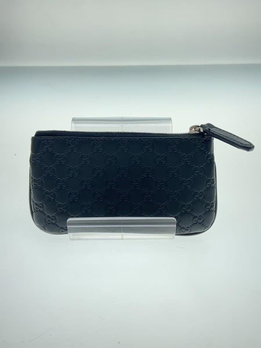 Gucci Gucci Micro Guccissima Leather Coin Case Black Size ONE SIZE - 2 Thumbnail