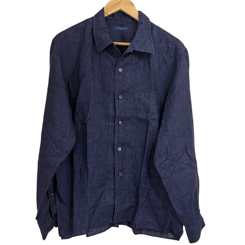 Other TOMORROWLAND Linen Long Sleeve Shirt Natural Material Dress Shirt DUTY FREE for USA