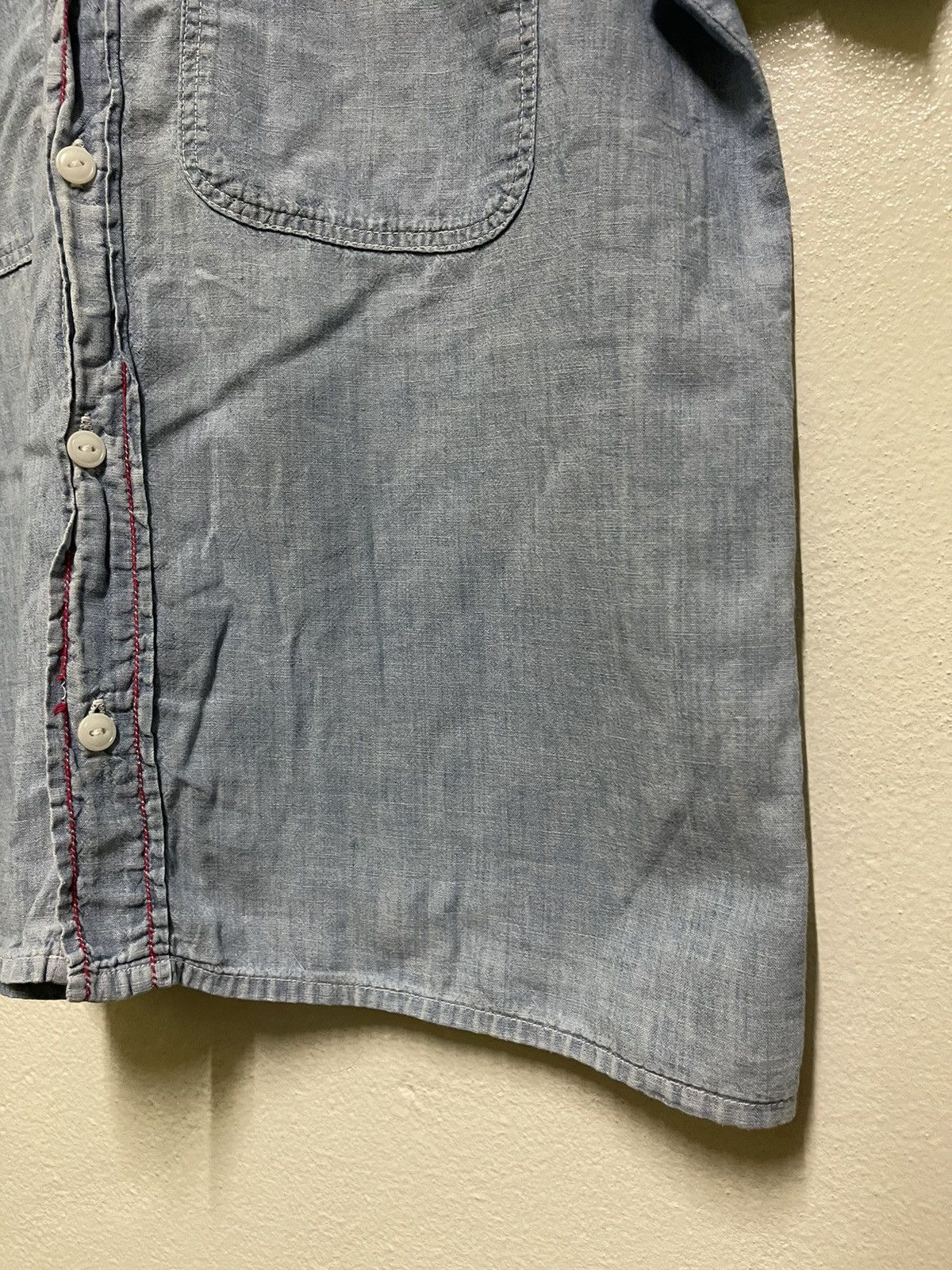 Big Mac Big Mac Chambray Embroidery Shirt Size M / US 6-8 / IT 42-44 - 8 Thumbnail