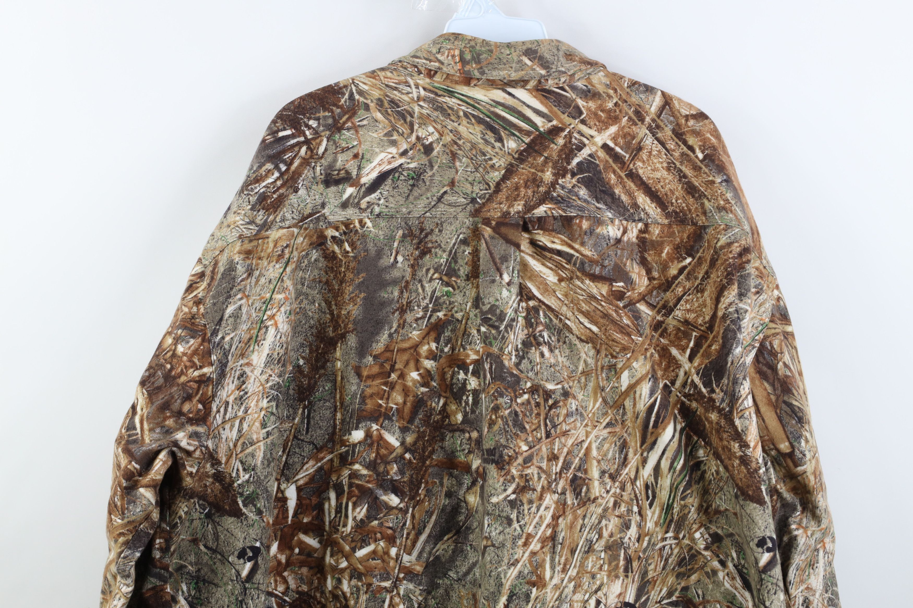 Mossy Oaks Vintage Mossy Oak Camouflage Cloth Collared Button Shirt Size US XXL / EU 58 / 5 - 14 Thumbnail