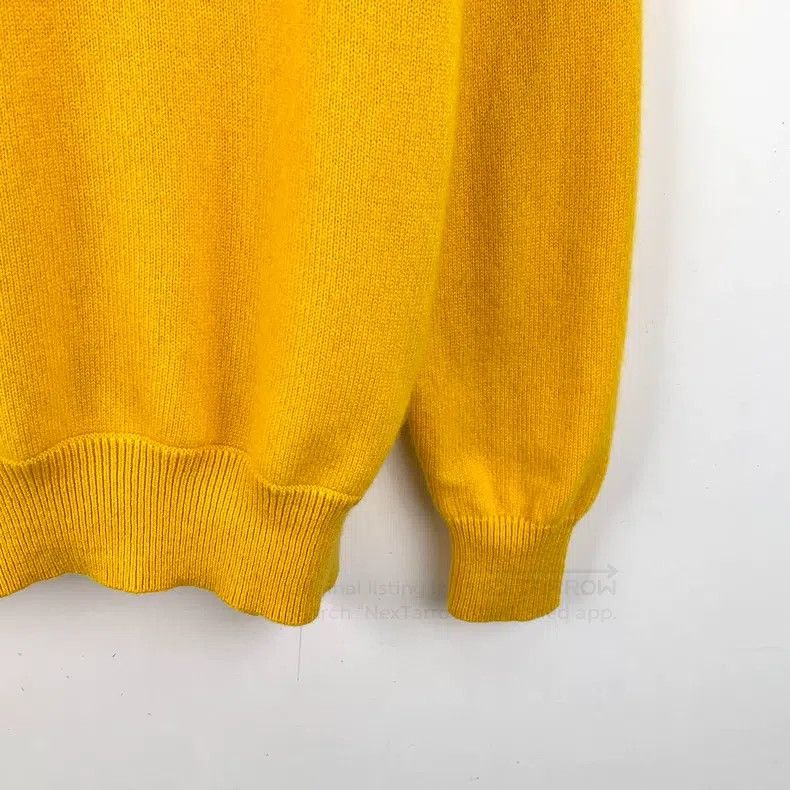 Givenchy Givenchy Orange Logo Fleece Cashmere Crewneck Long Sleeve Size US S / EU 44-46 / 1 - 5 Thumbnail