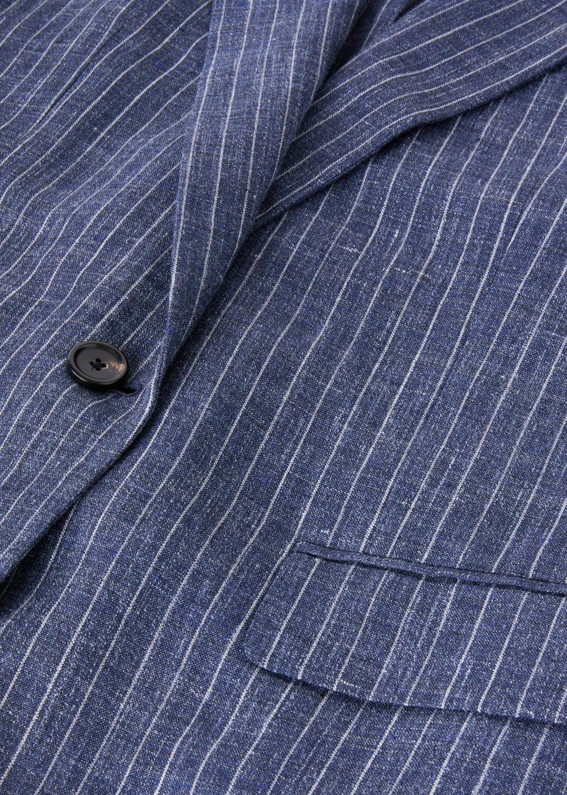Loro Piana o1srvl11e0125 FAN6956 Belia Jacket in Blue Size S / US 4 / IT 40 - 3 Thumbnail
