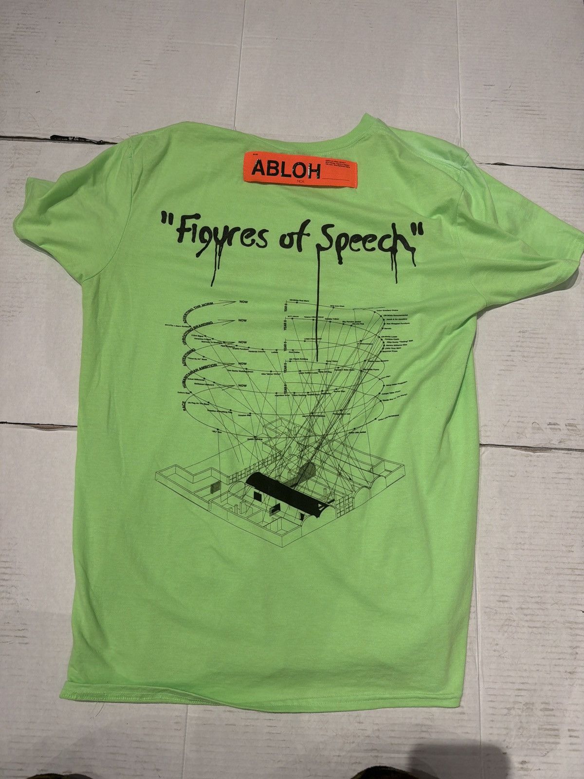 Virgil Abloh Virgil fos logo t shirt green Size US L / EU 52-54 / 3 - 2 Thumbnail