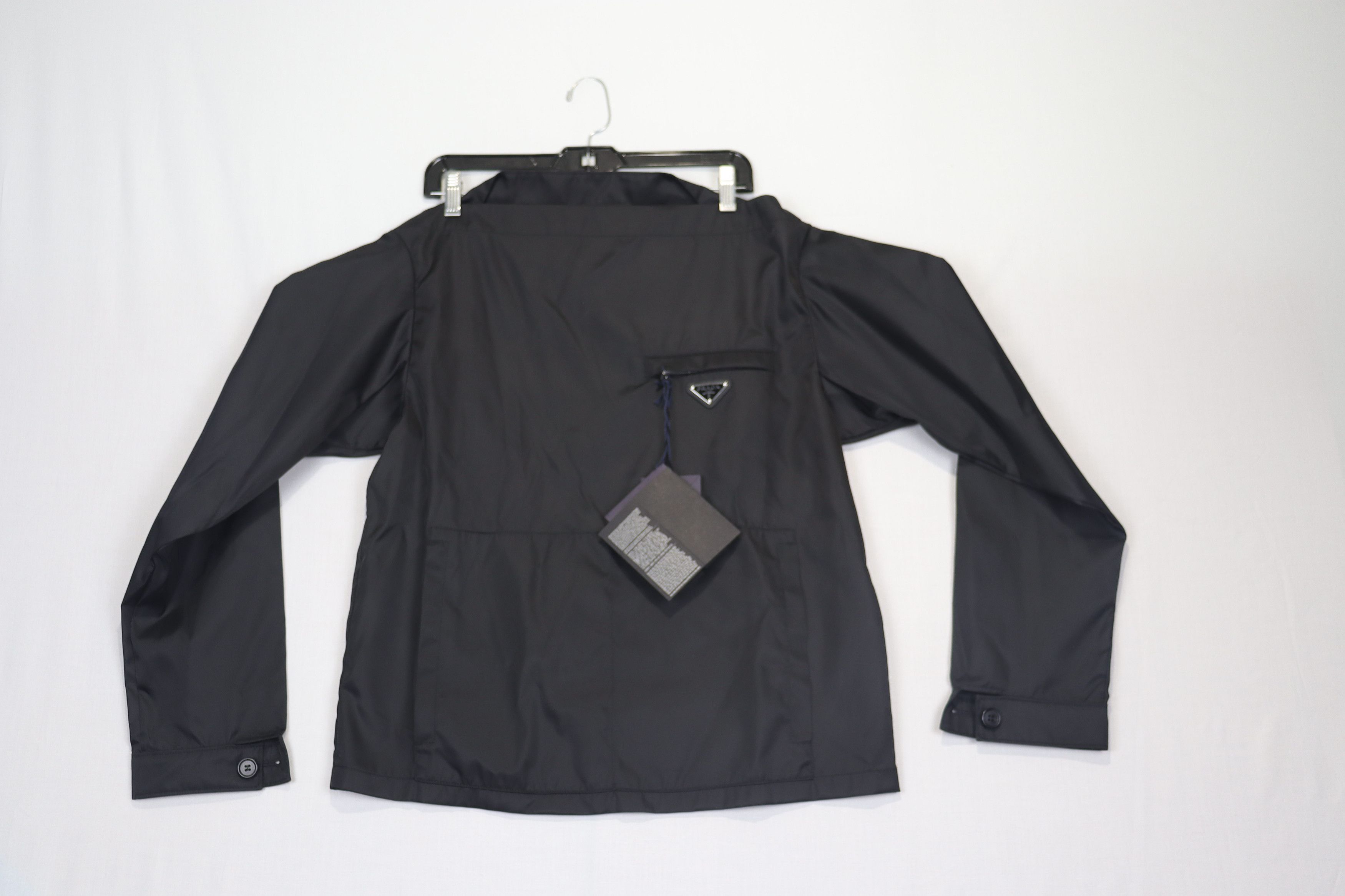 Prada o1rshd Re Nylon Triangle Logo Re-Nylon Blouson in Black Size US S / EU 44-46 / 1 - 12 Thumbnail