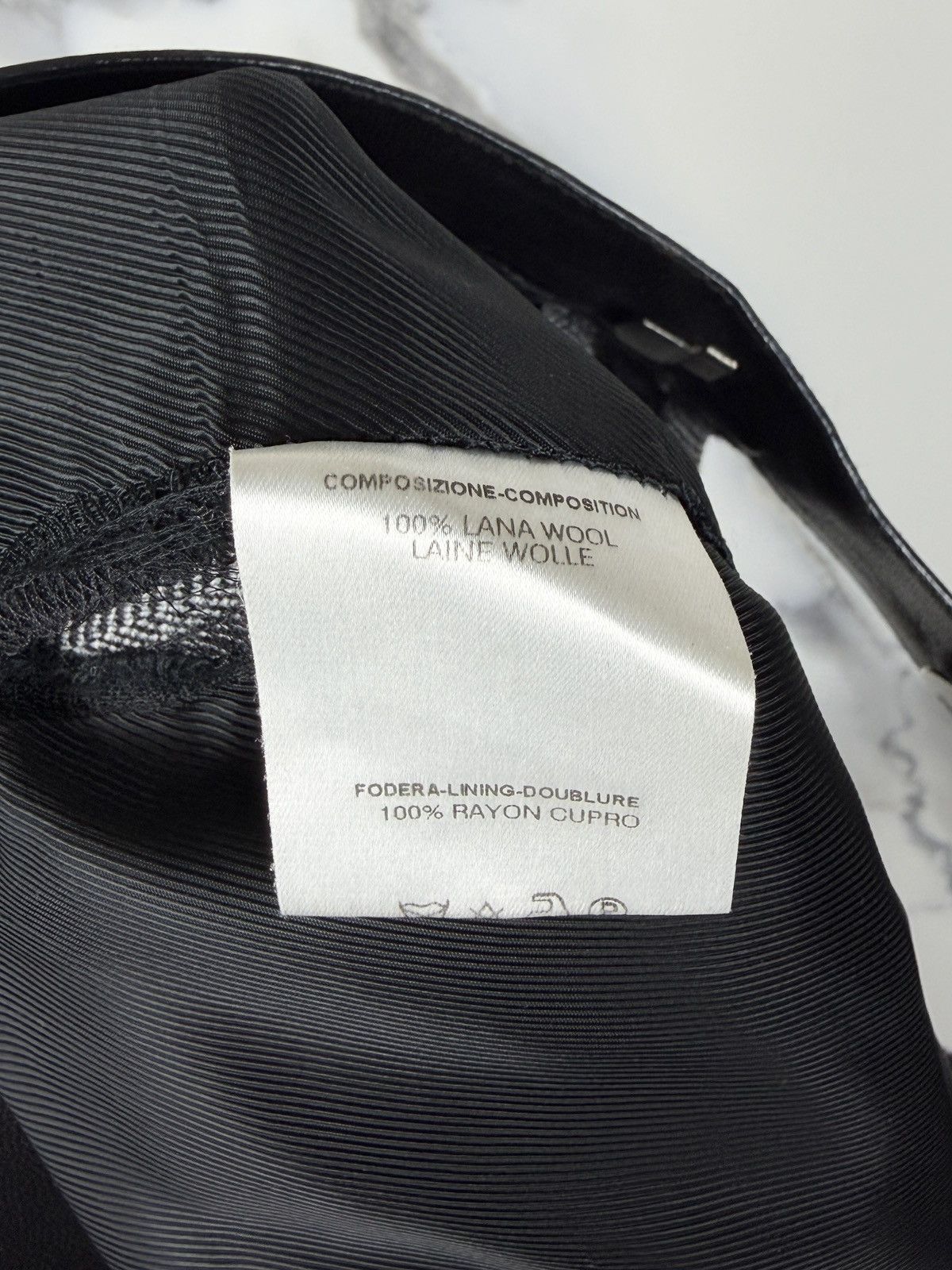 Gucci AW00 Gucci Tom Ford Leather Trim Herringbone Trousers Pants Size US 32 / EU 48 - 8 Thumbnail
