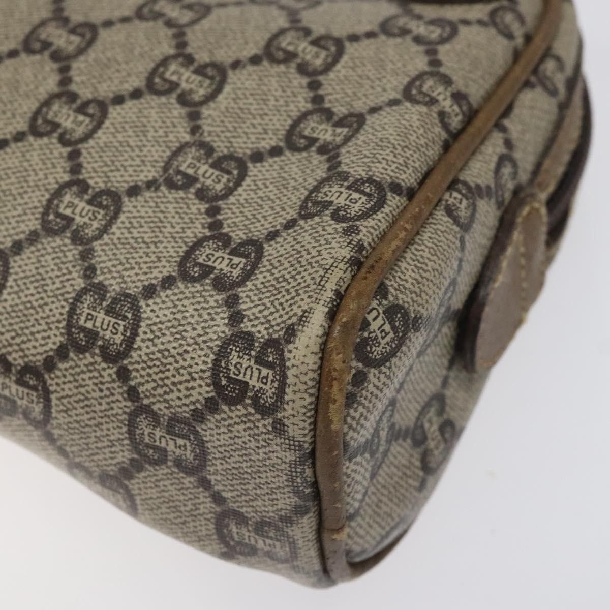 Gucci GUCCI GG Plus Supreme Shoulder Bag Pvc Leather Beige Size ONE SIZE - 9 Thumbnail