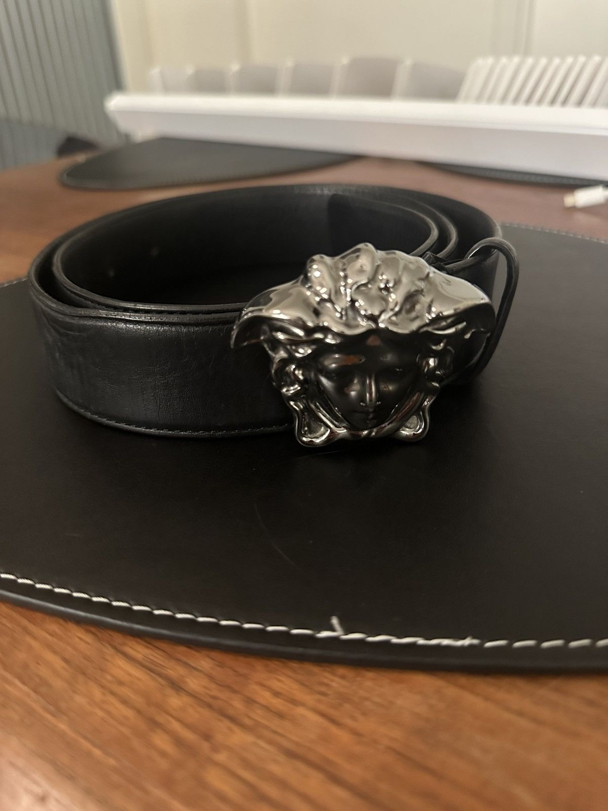 Versace Versace Medusa belt Size 38 - 1 Thumbnail