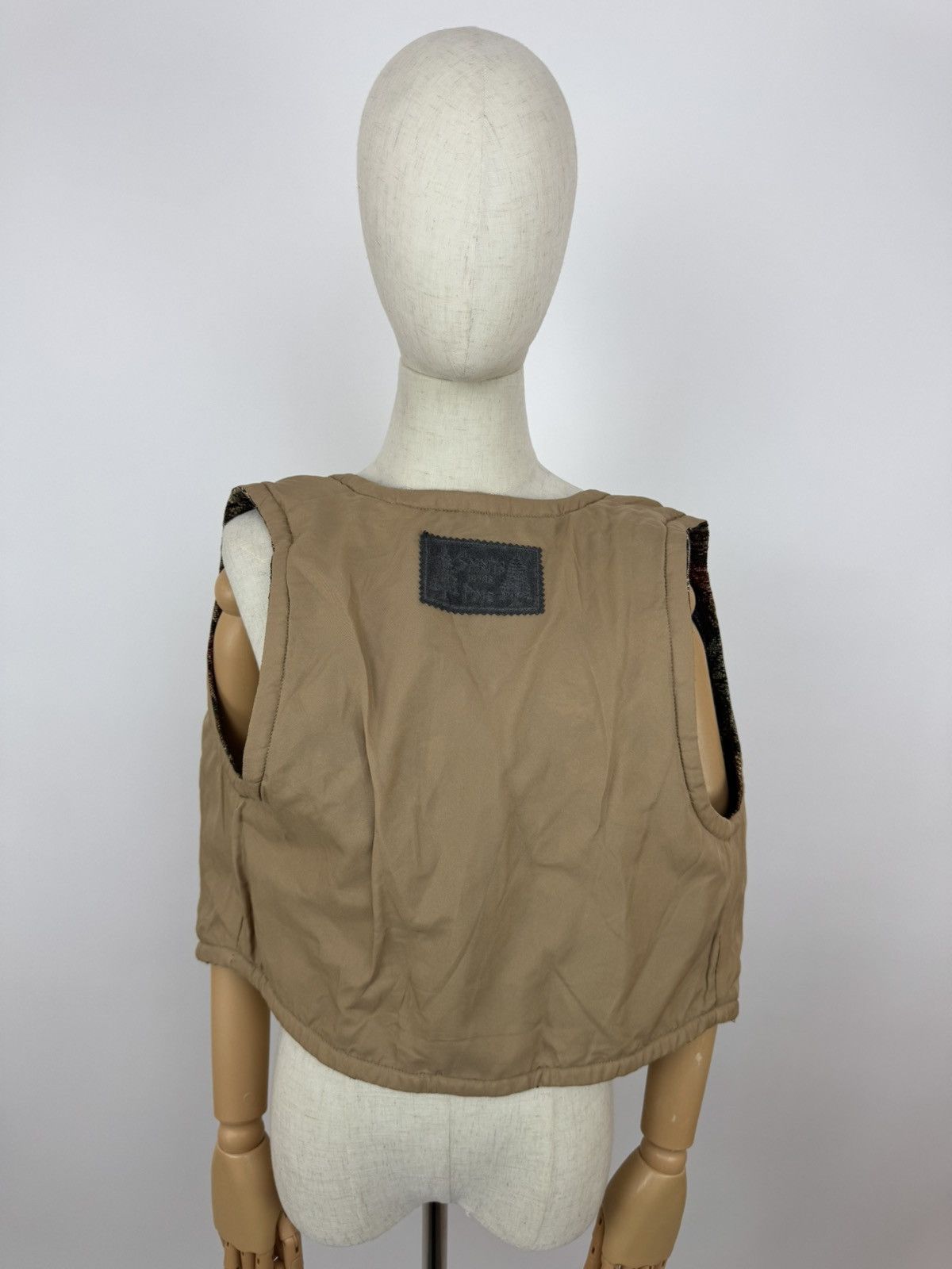 Other Spirits In The Pine Handmade Vest Patchwork Haritage Womens Size M / US 6-8 / IT 42-44 - 6 Thumbnail