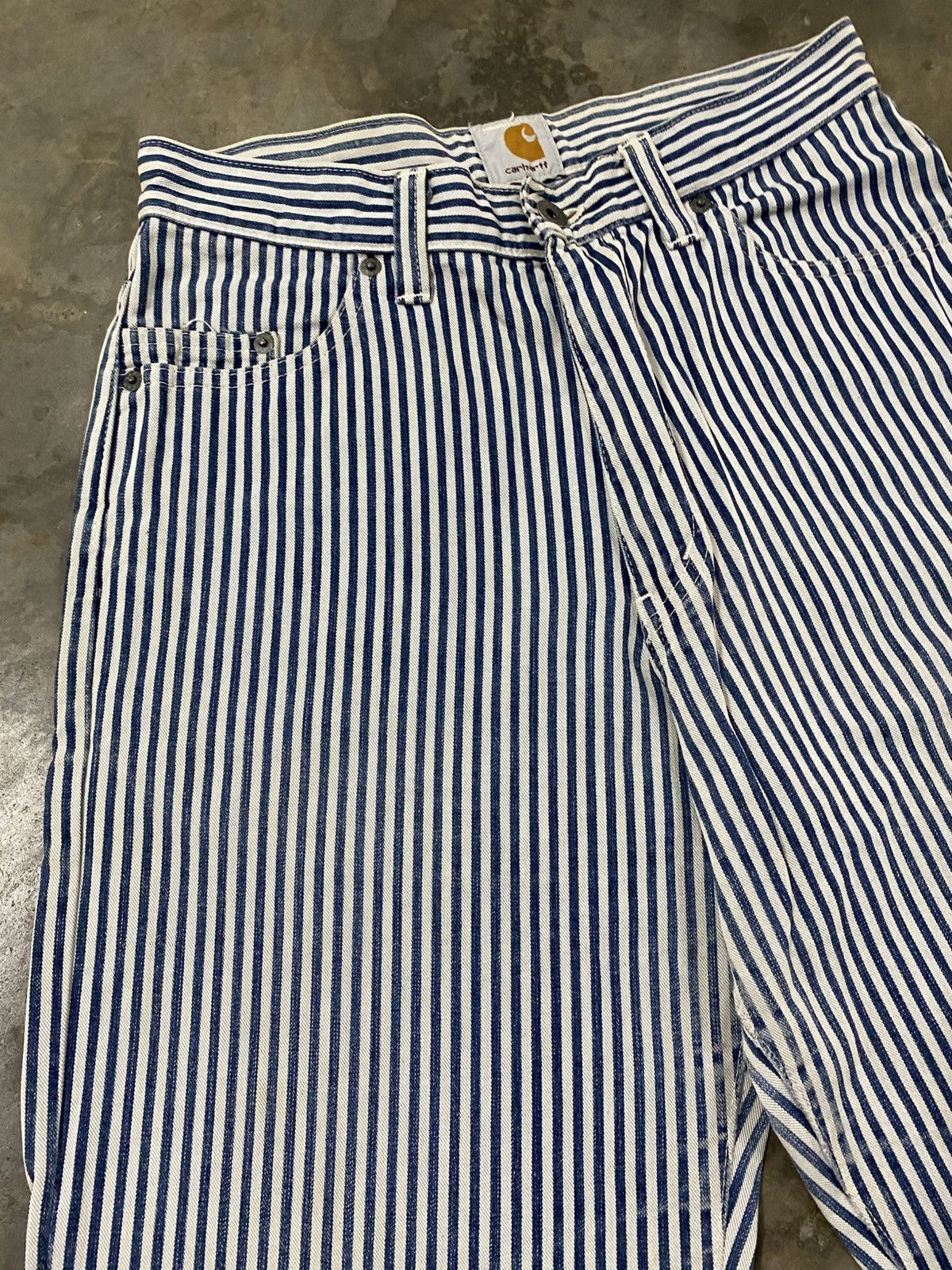 Carhartt × Vintage Carhartt Hickory Vintage @234imn Size US 29 - 5 Thumbnail