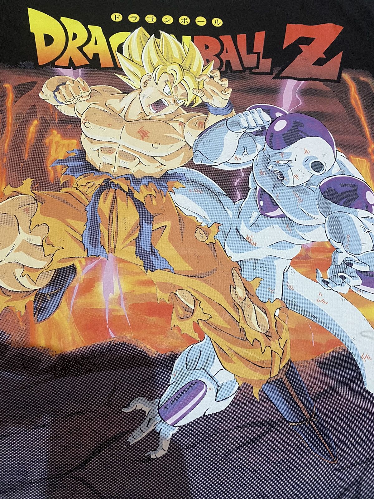 Japanese Brand 🔥RARE🔥 Dragon Ball Z Goku Vs Frieza boot tee anima movie Size US L / EU 52-54 / 3 - 4 Thumbnail