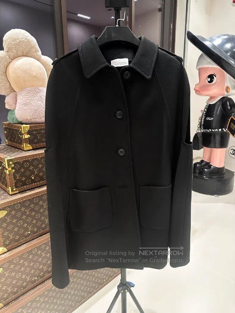 Valentino Valentino Cloak cape coat Size S / US 4 / IT 40 - 1 Thumbnail
