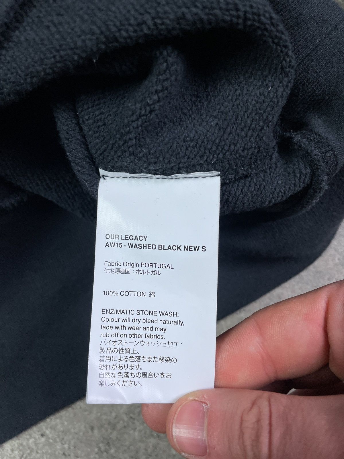 Our Legacy Our Legacy AW15 - Washed Black New S sweater Crewneck Size US S / EU 44-46 / 1 - 3 Thumbnail