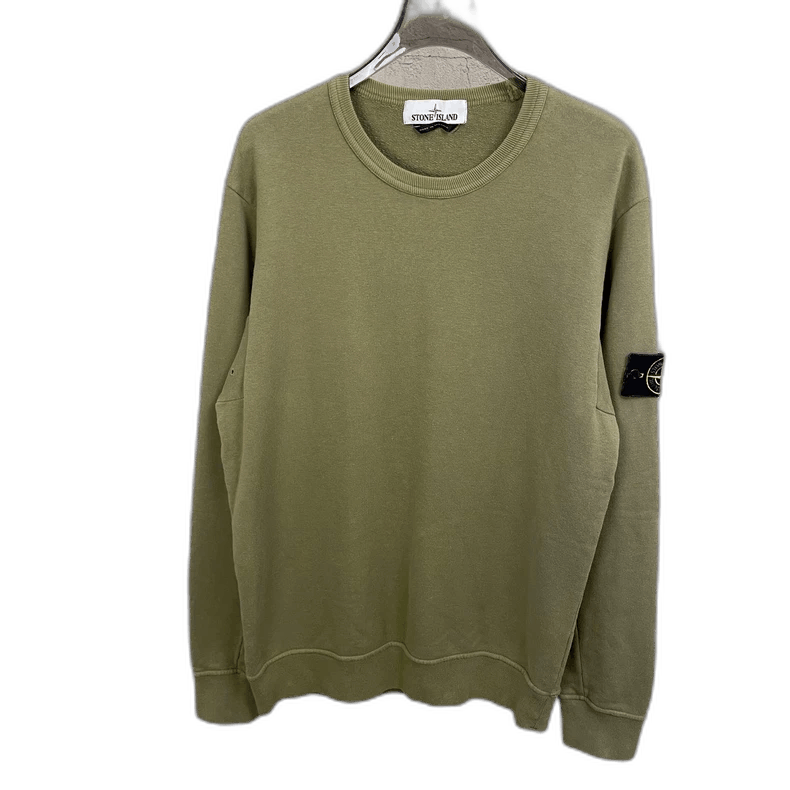 Stone Island Stone Island Olive Logo Crewneck Sweater -2506 Size US M / EU 48-50 / 2 - 1 Thumbnail
