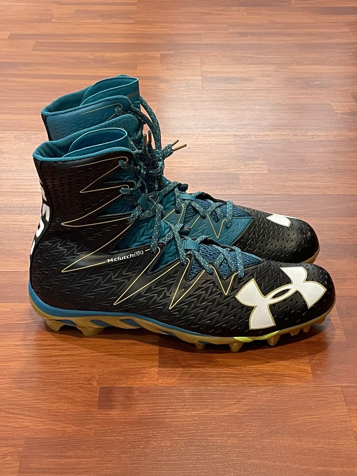 Under Armour Under Armour Spine Highlight ‘Black Teal’ (size mens 13) Size US 13 / EU 46 - 1 Thumbnail