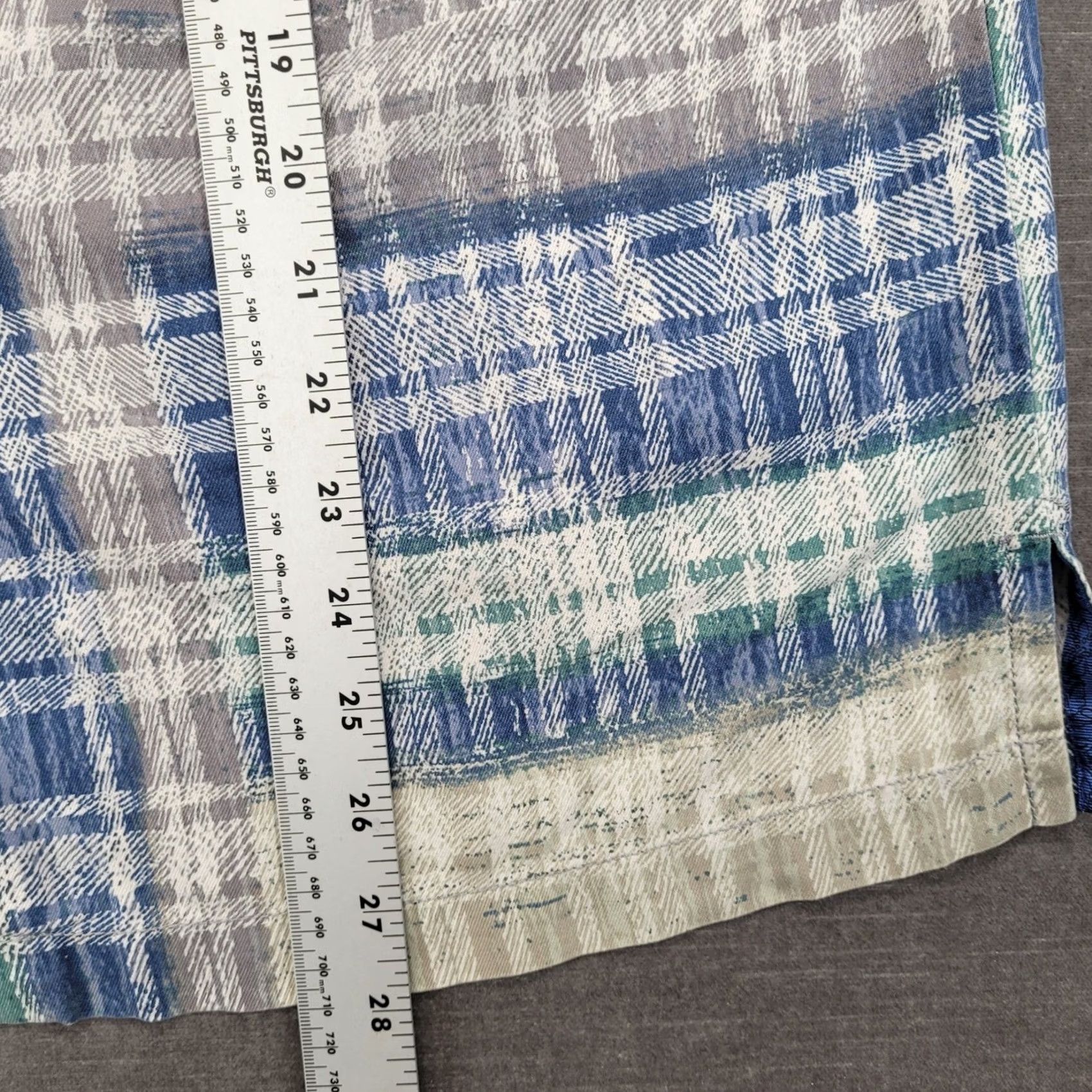 Tommy Bahama Tommy Bahama Shirt Mens Island Zone Plaid Silk Blend Button Up Short Sleeve LG Blue Size US L / EU 52-54 / 3 - 4 Thumbnail