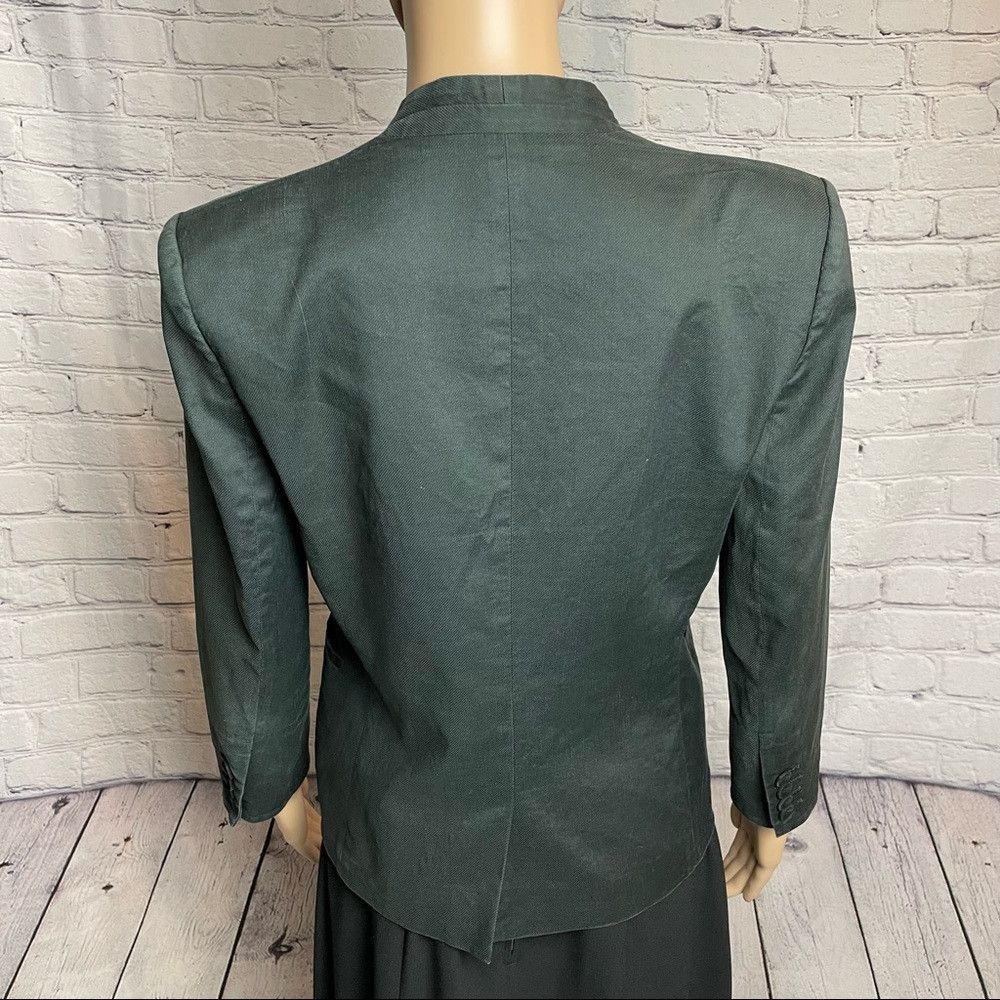 Helmut Lang Helmut Lang Collarless Blue Blazer Size 4 Size S / US 4 / IT 40 - 4 Thumbnail