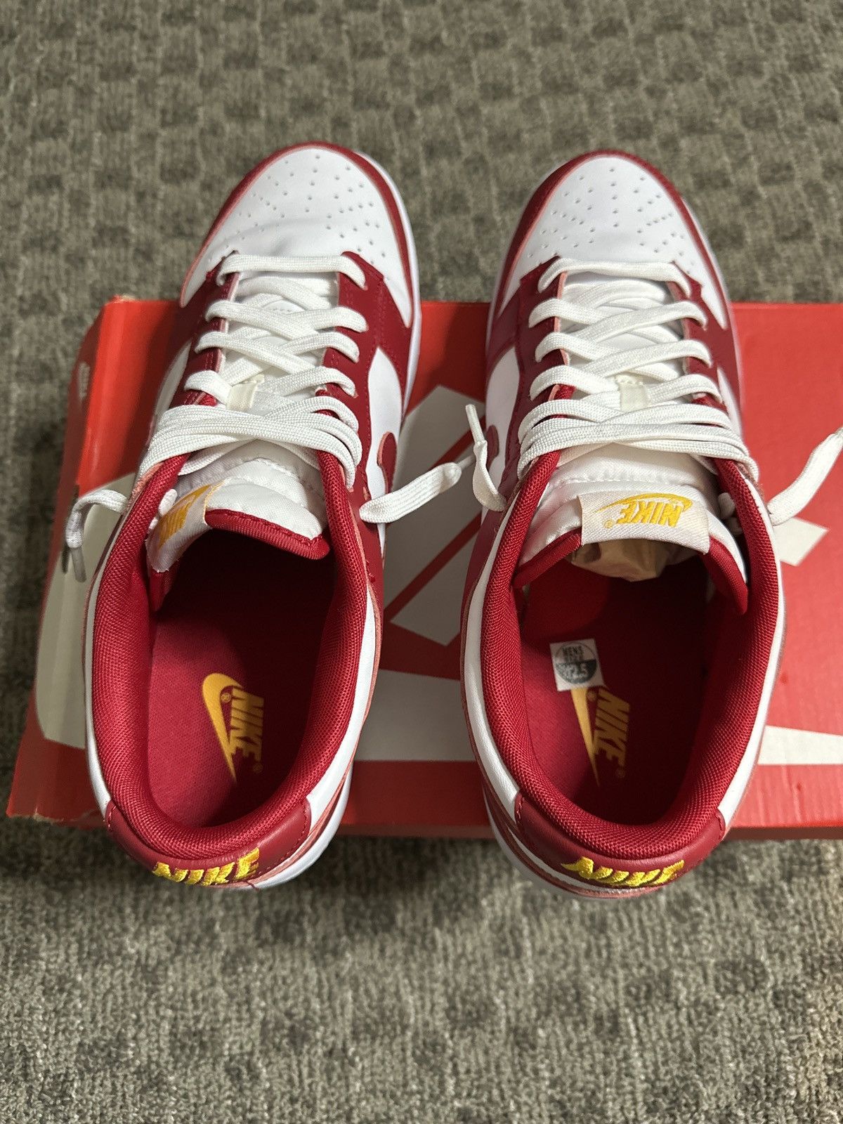 Nike Nike Dunk Low Retro ‘Gym Red’ Size US 12.5 / EU 45-46 - 3 Thumbnail