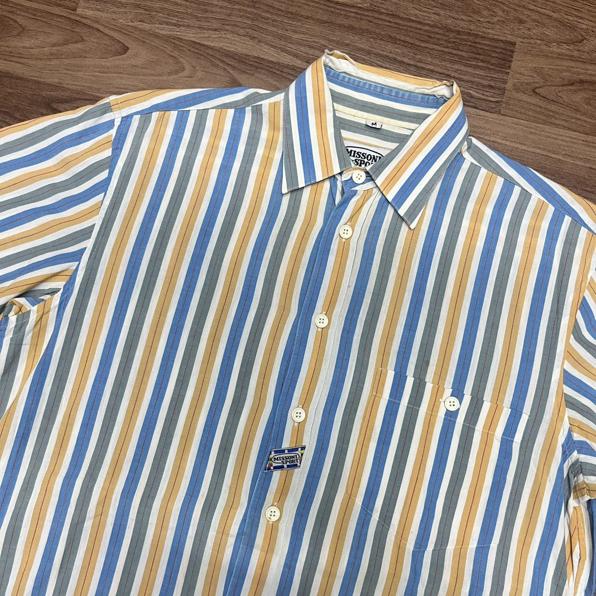Missoni Missoni Sport Striped Button-Up Shirt Size US M / EU 48-50 / 2 - 3 Thumbnail