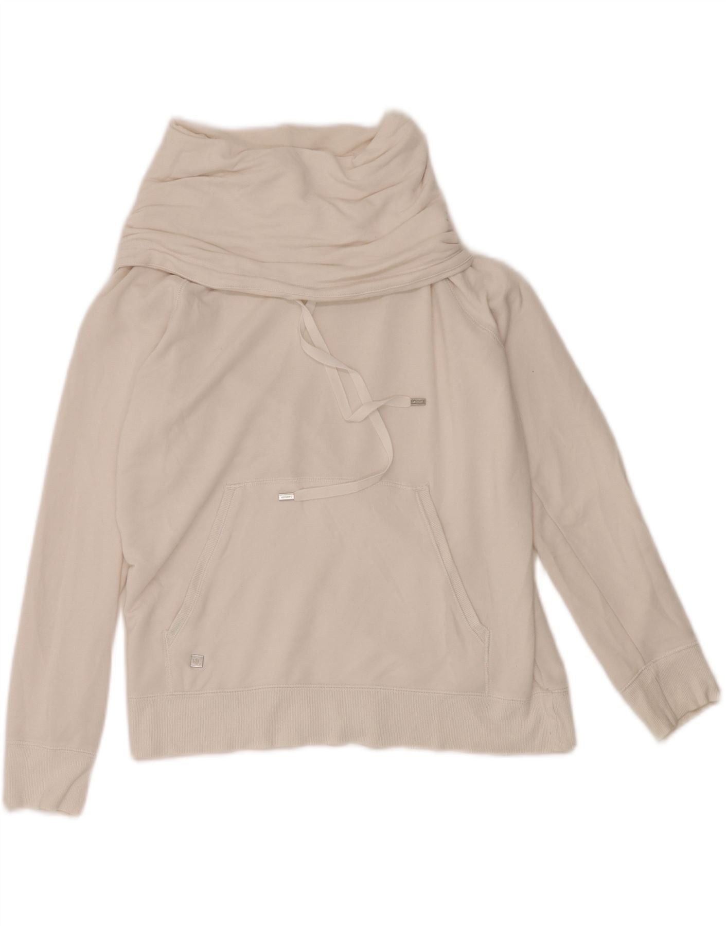 Ralph Lauren Womens Overd Sweatshirt Jumper UK 10 Small White Size M / US 6-8 / IT 42-44 - 1 Thumbnail