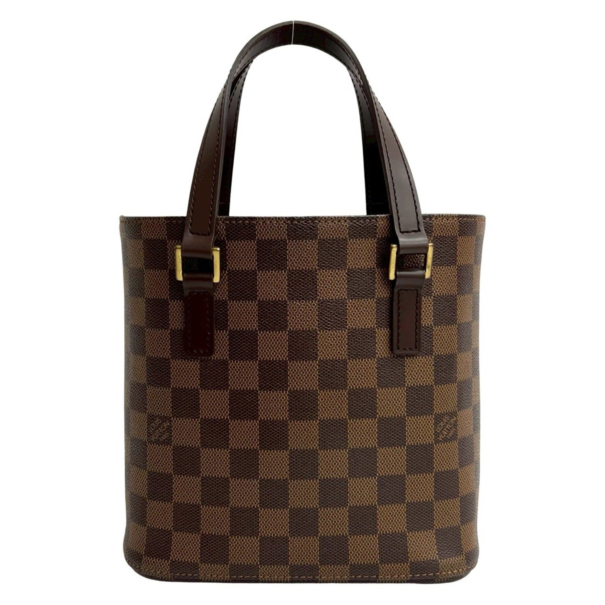 Louis Vuitton LOUIS VUITTON Vintage Vavin PM Damier Leather Handbag Mini Tote Bag Brown i40-9 Size ONE SIZE - 1 Thumbnail