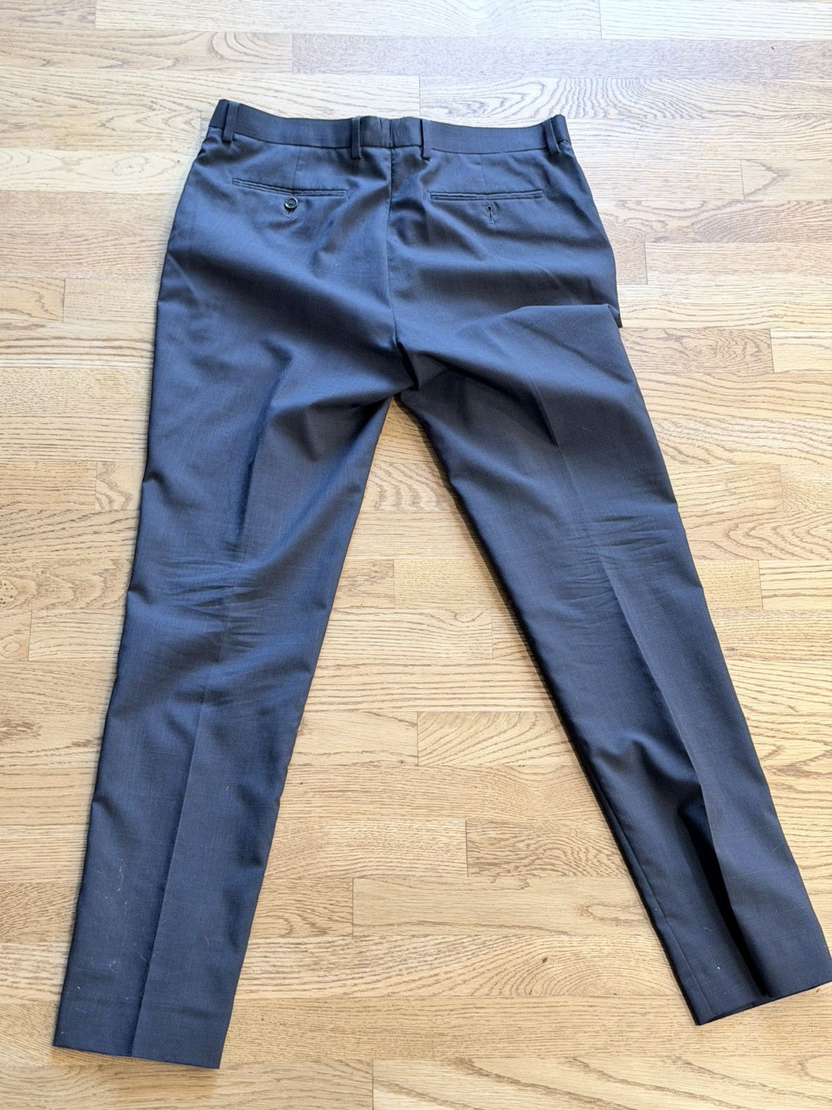 Banana Republic Banana Republic Cotton Pleated Dress Pants Size 34R - 2 Thumbnail