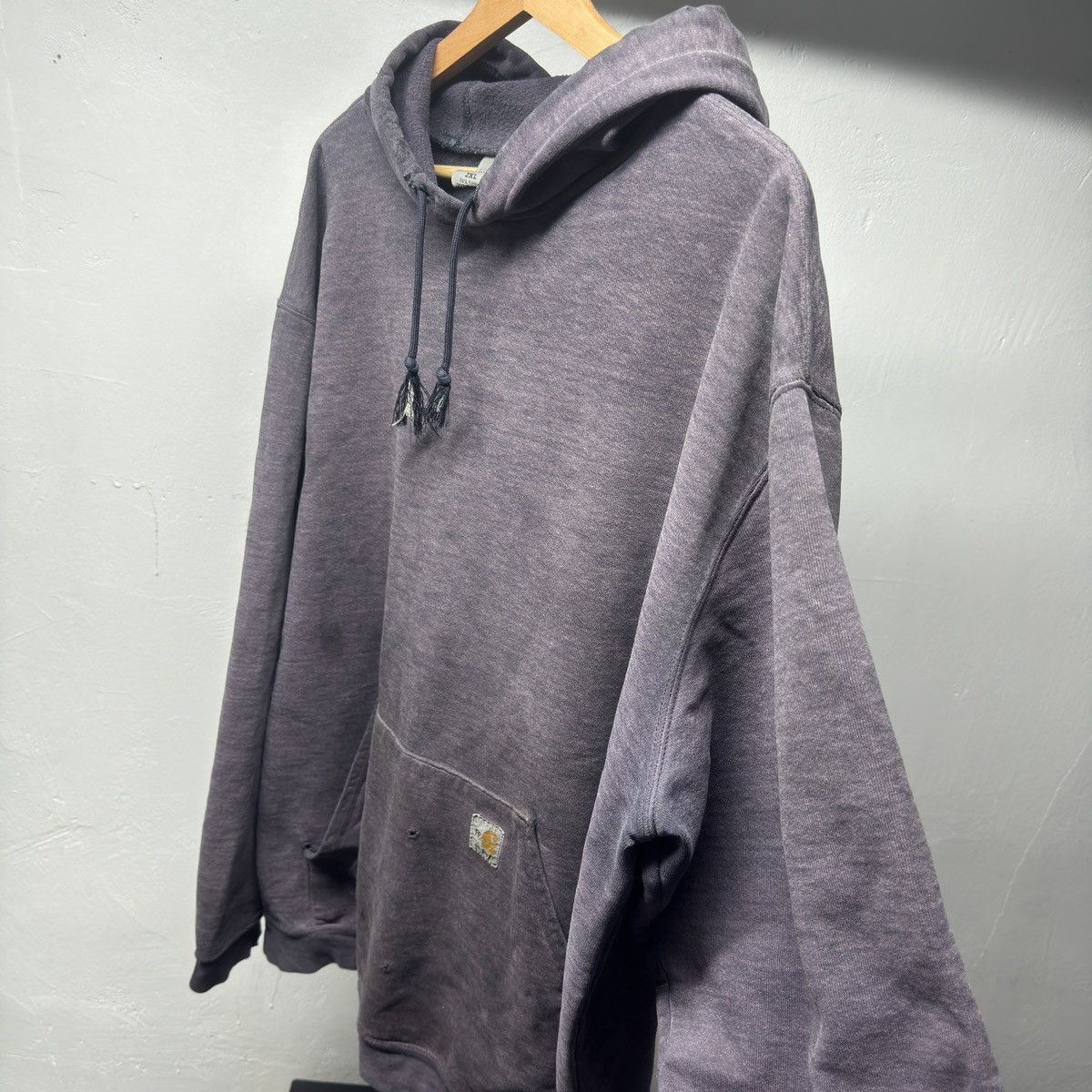 Carhartt Carhartt Thrashed Faded Distressed Hoodie ERD Grunge Chrome Size US XXL / EU 58 / 5 - 3 Thumbnail