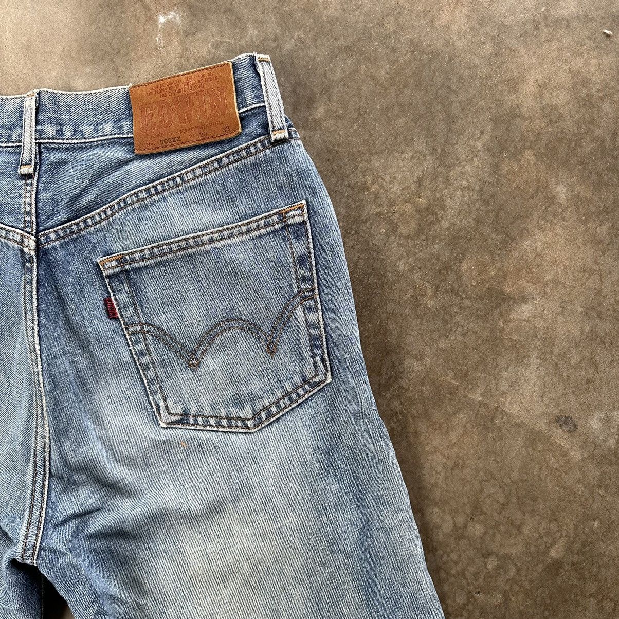 Edwin Vintage Edwin Faded Distressed Denim Jean Pant W28 Size US 28 / EU 44 - 13 Thumbnail