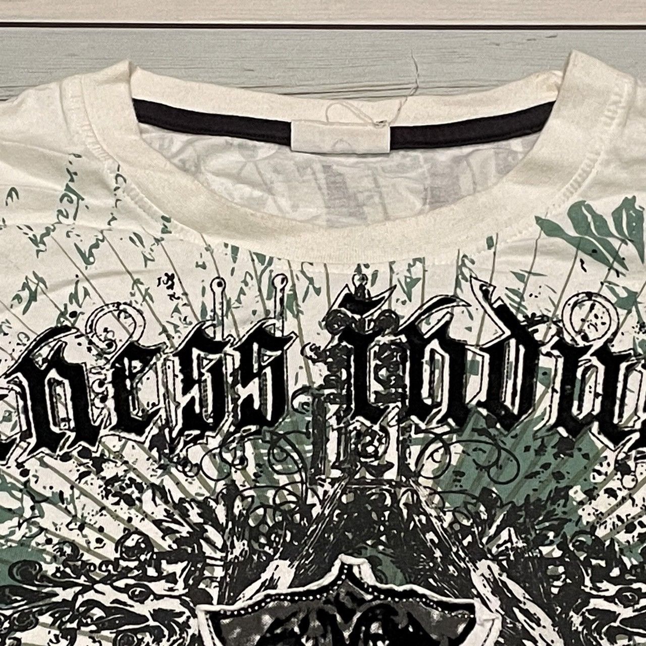 Affliction × Ed Hardy × Southpole Rare Wings Cross Longsleeve Y2K Affliction Style Size US L / EU 52-54 / 3 - 5 Thumbnail