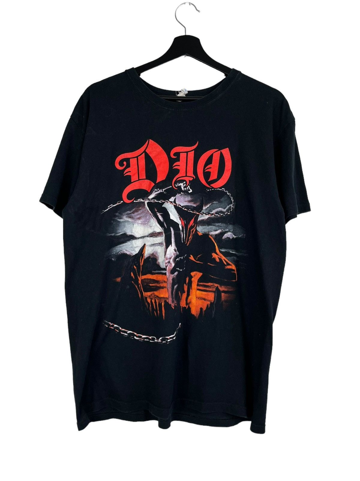 Vintage 90s Dio Holy Diver T-shirt Tee Band Size L