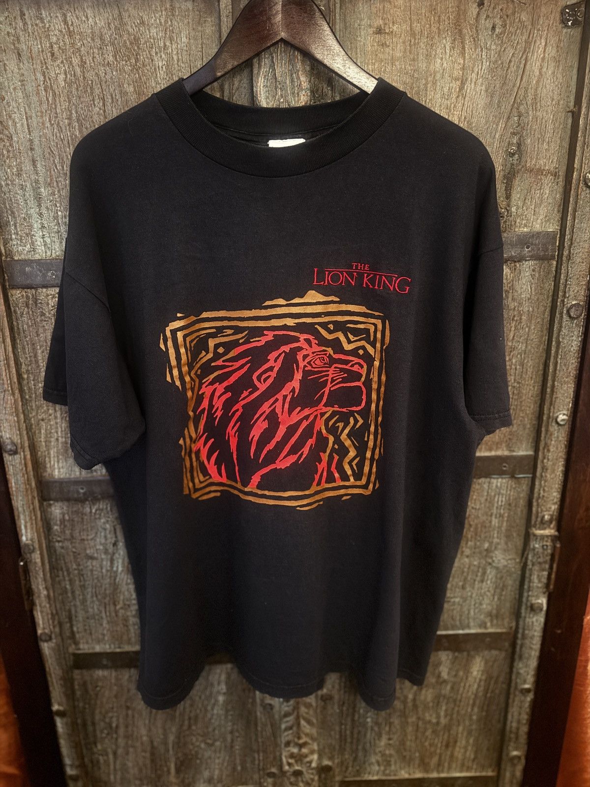 Vintage Lion King 1994 Movie Promo Shirt w/ Adult Simba — XL