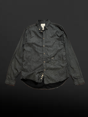 Diesel Diesel Manufactured Button Up Logo Striped Size US M / EU 48-50 / 2 - 1 Thumbnail