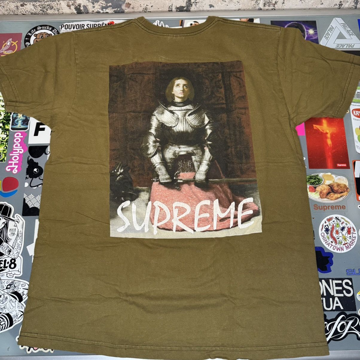 Supreme Supreme Joan Of Arc Tee Olive Extra Large FW13 Used Size US XL / EU 56 / 4 - 1 Thumbnail